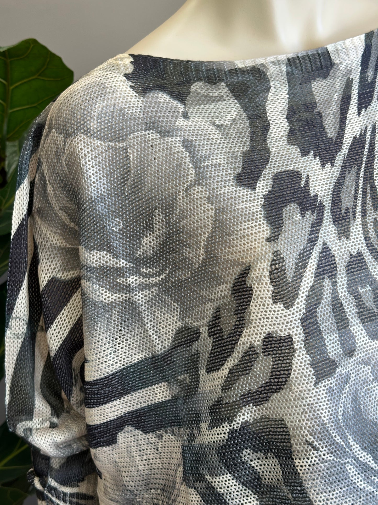 Sweater Italiano Estampado Gris