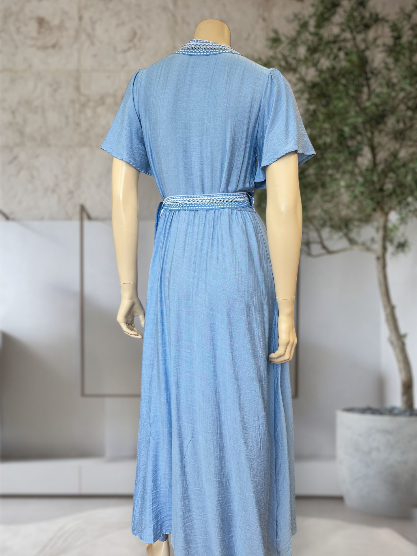 Vestido Cruzado Rayón