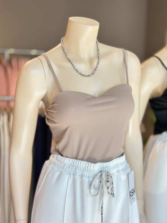 Bralette Lycra Fría Taupe