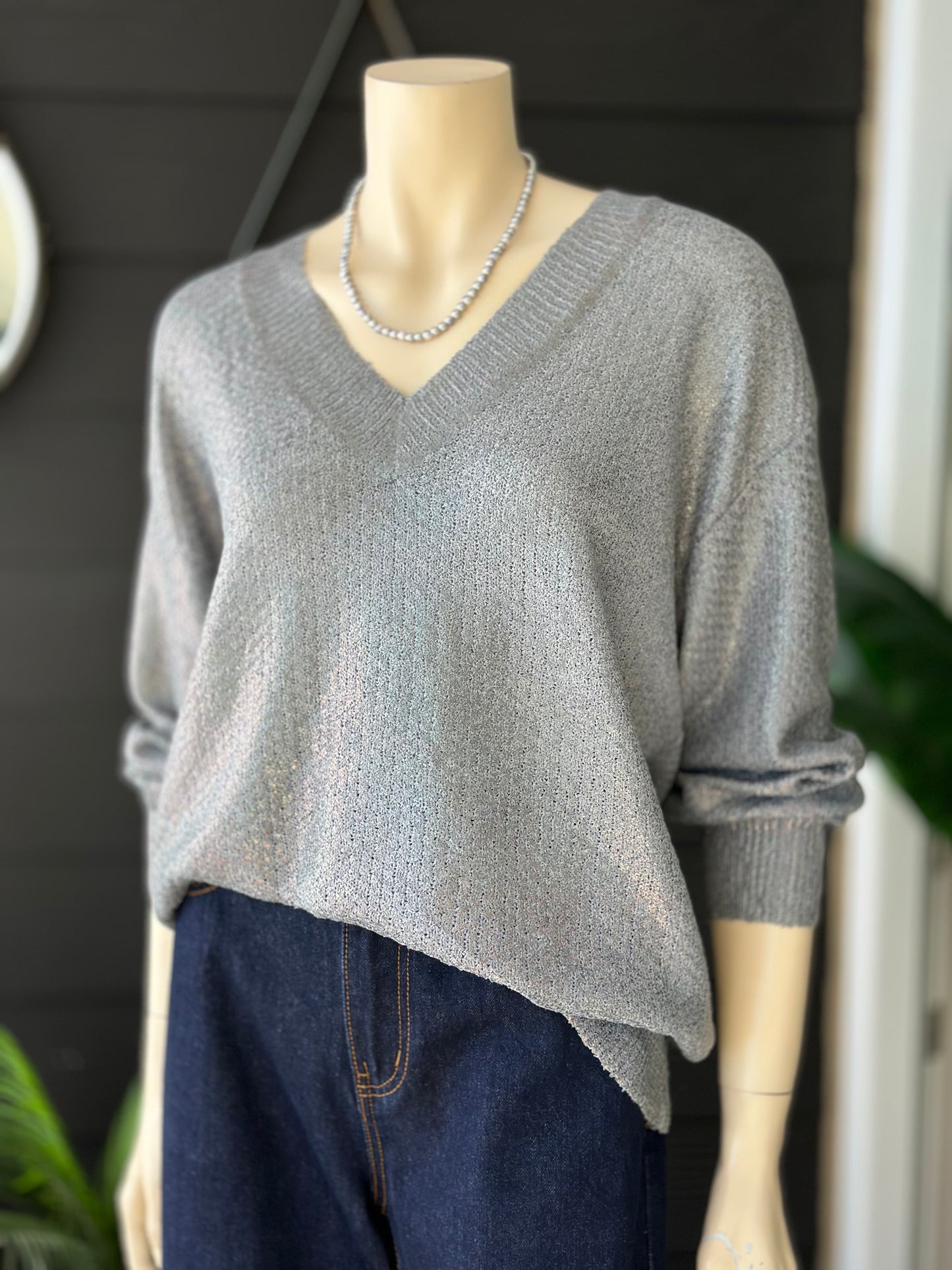 Sweater Oversize Italia Gris