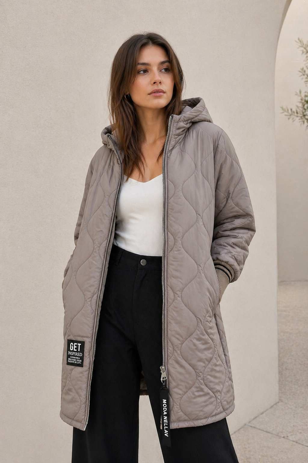Parka Torino Quilt Latte