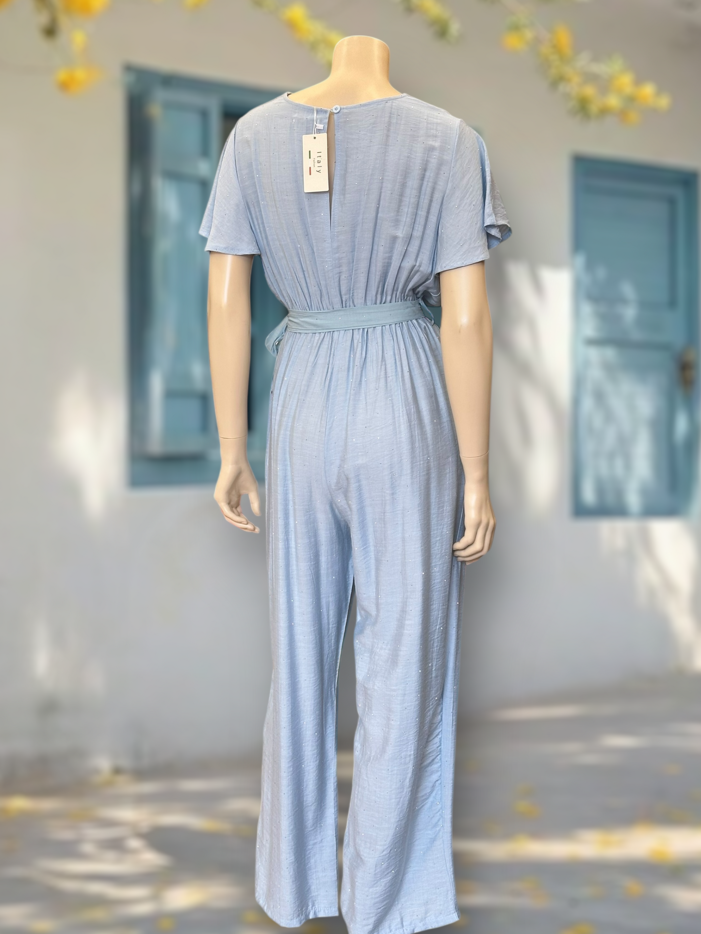 Enterito brillos Celeste