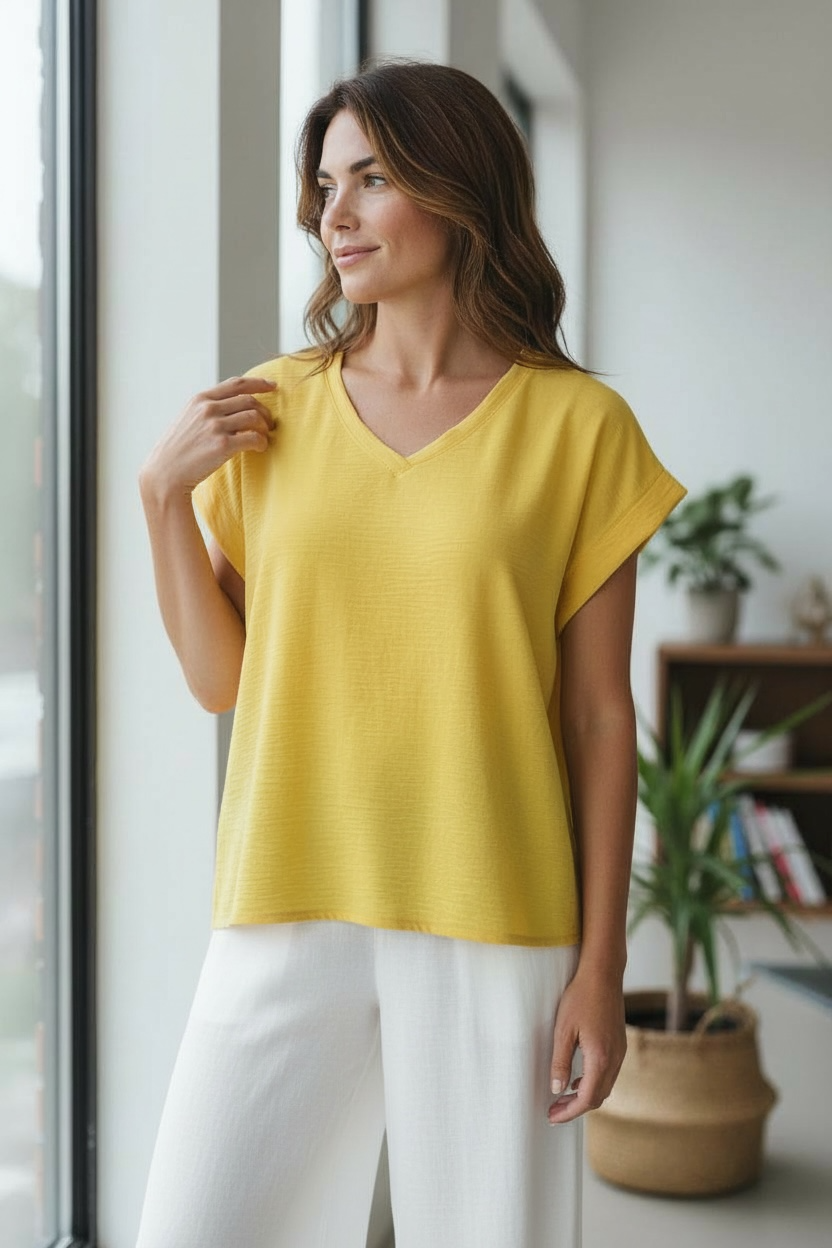 Blusa Amalfi Amarillo