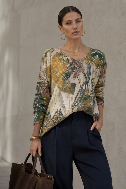 Sweater Garden Verde Mix