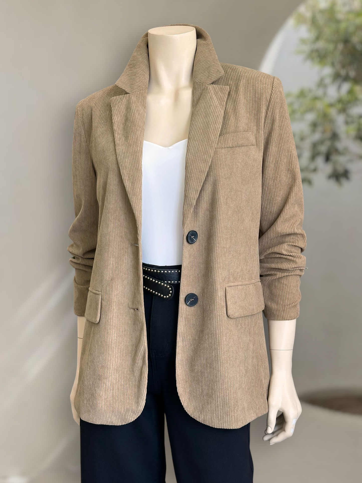 Blazer Teddy Camel