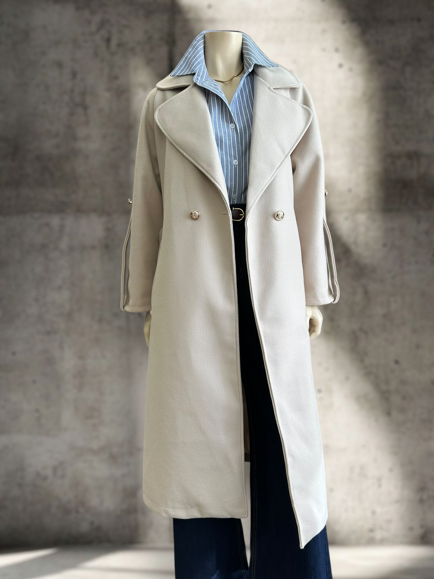 Abrigo Italiano Firenze Beige