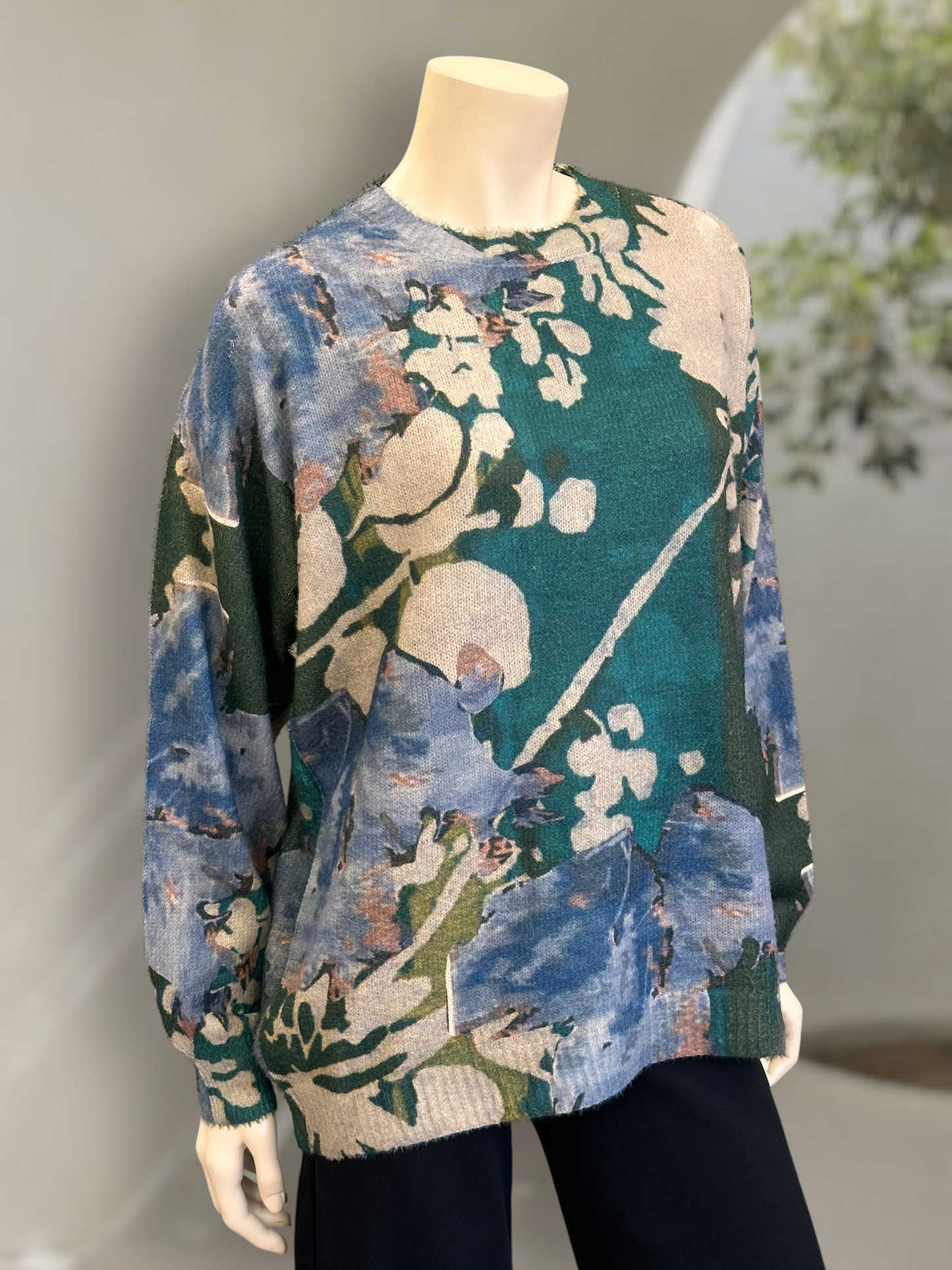 Sweater Tipo Angora Orchid