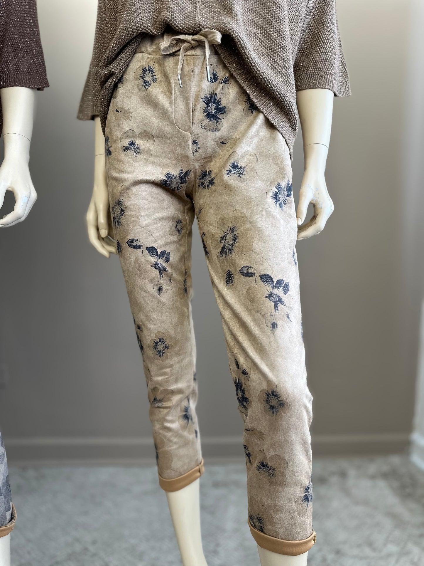 Jogger Simil Gamuza Elasticado Camel
