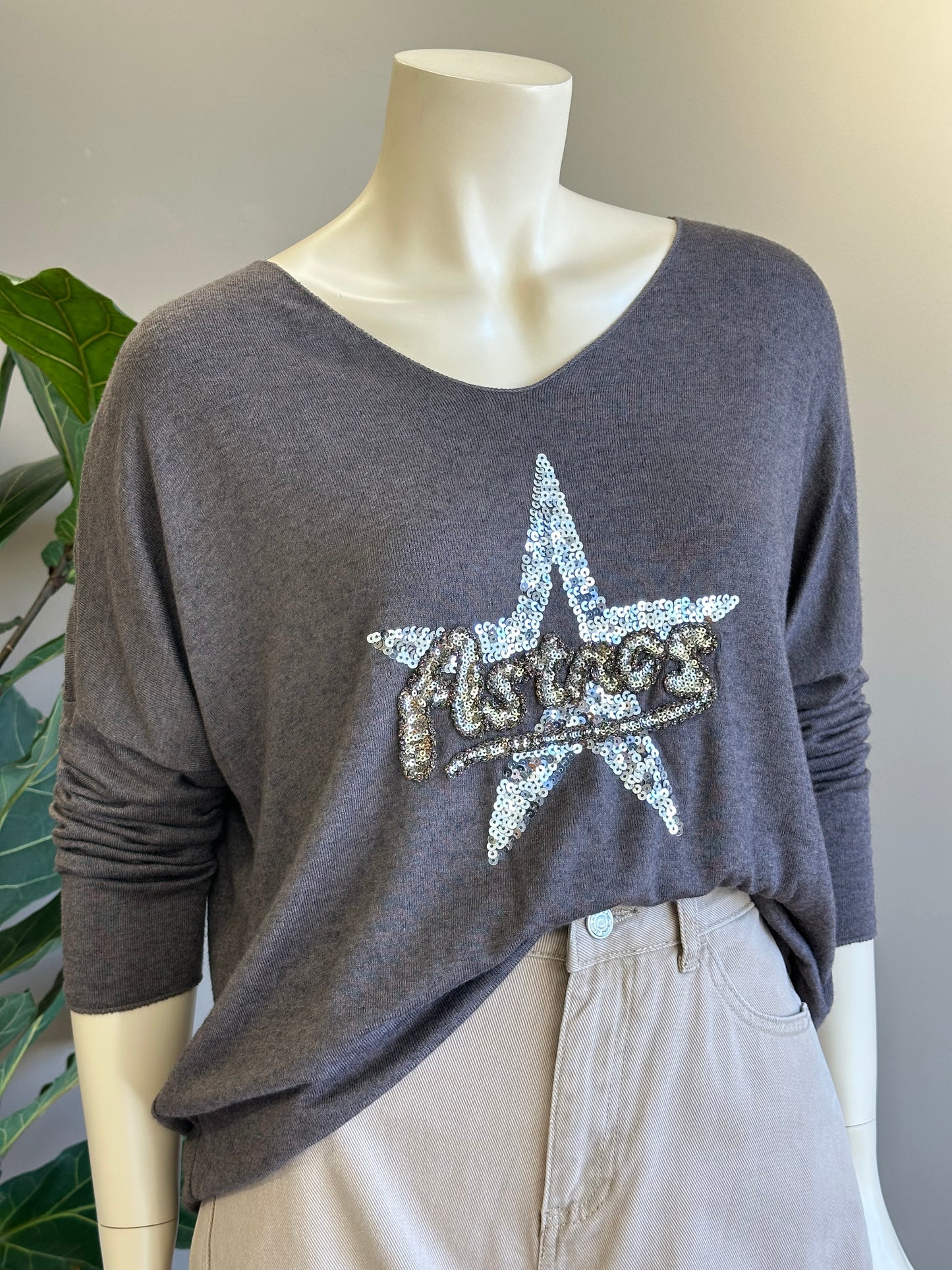 Sweater Italiano Astros Café Taupe