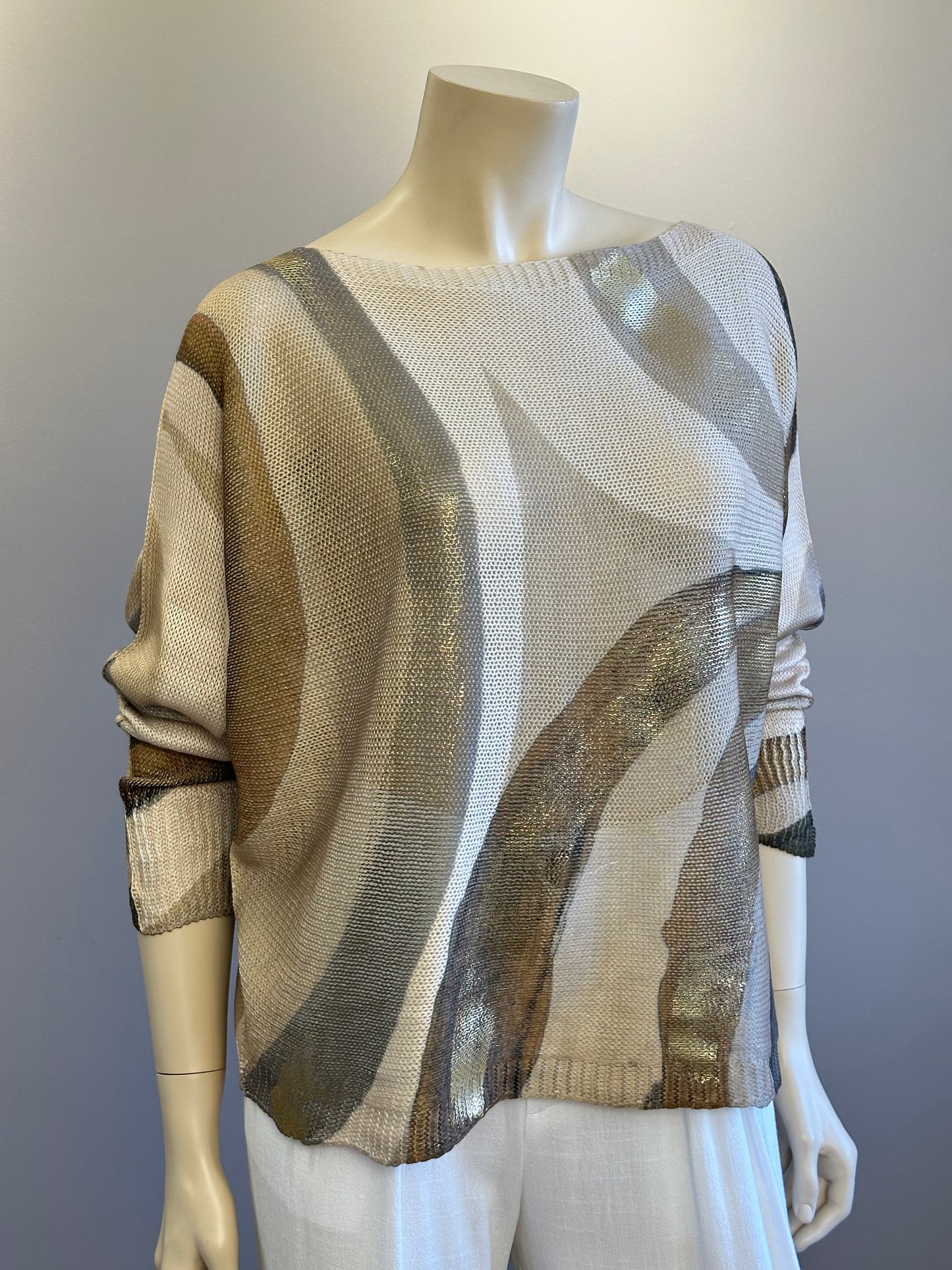 Sweater Hilo Italiano Camel Mix