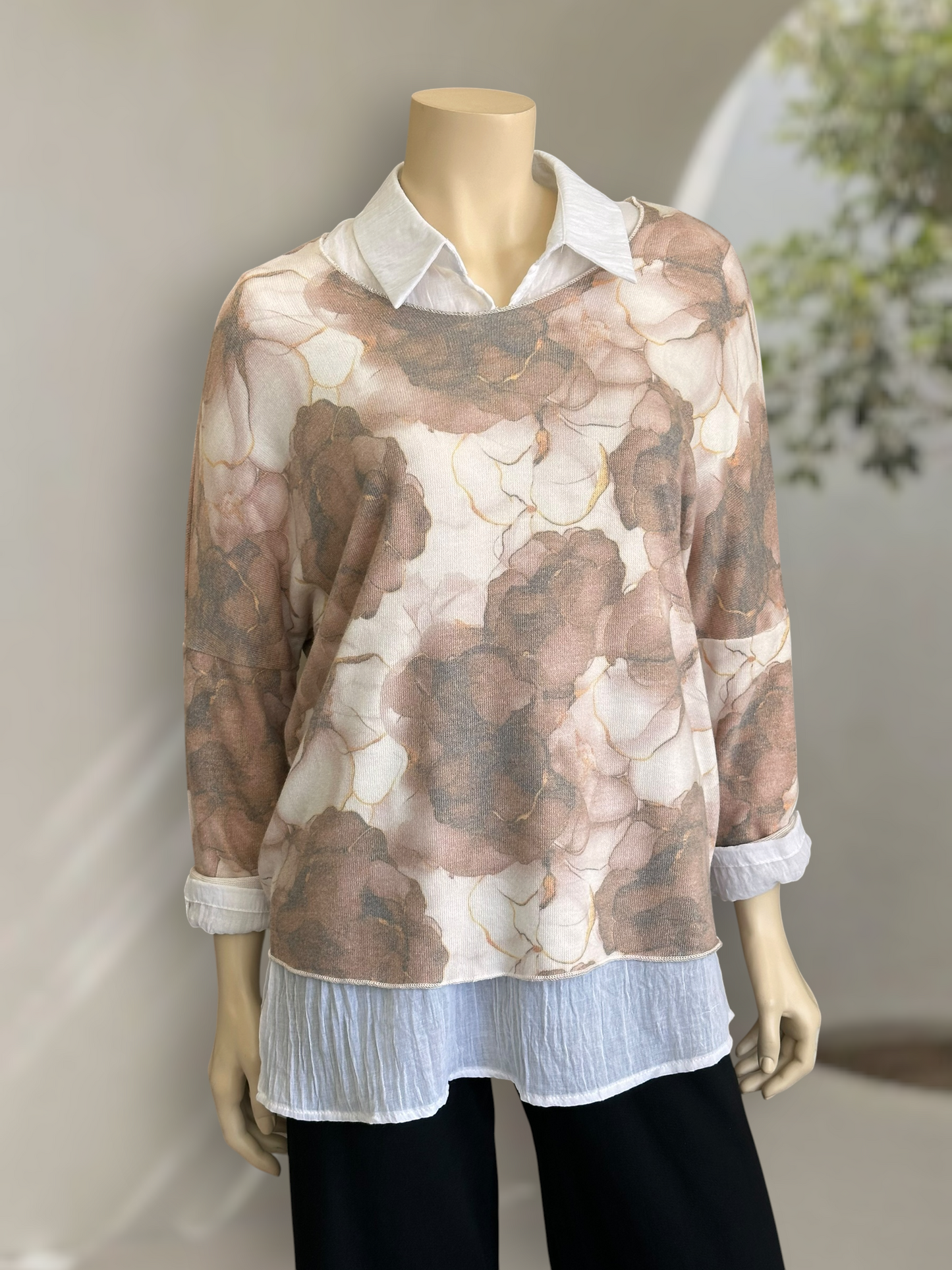 Sweater Bloom Tostado