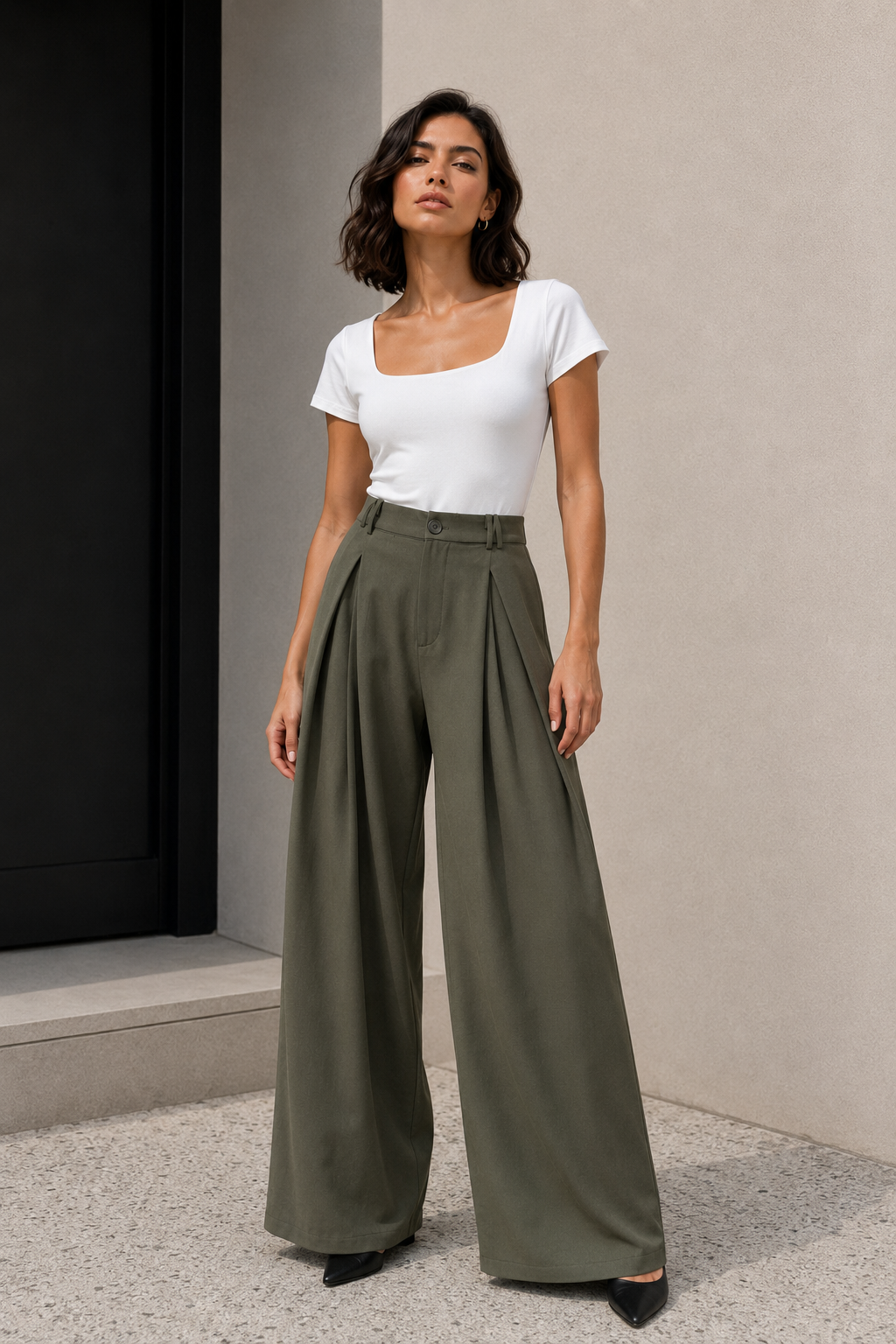 Pantalón Sastrero Verde