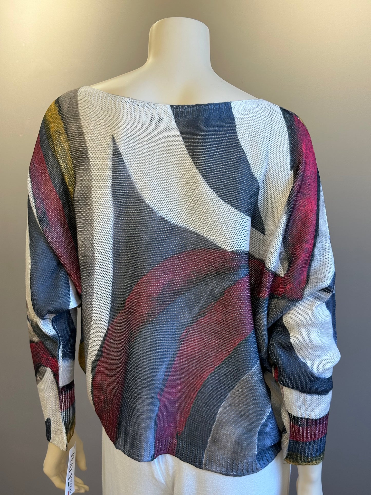Sweater Hilo Italiano Azul Mix
