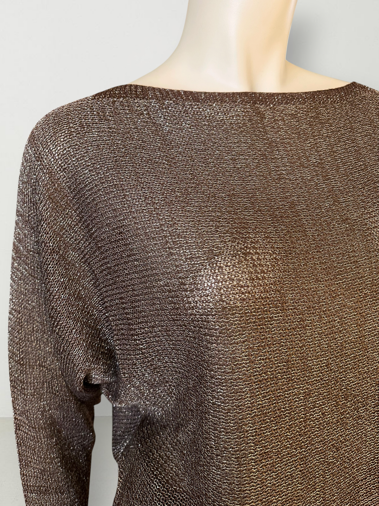 Sweater Hilo Lurex Café