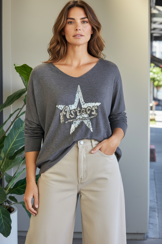 Sweater Italiano Astros Café Taupe