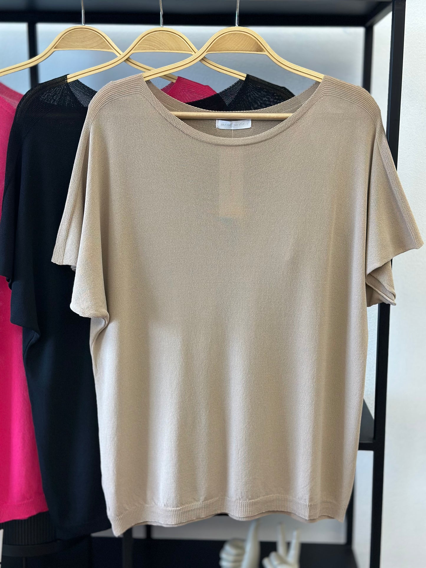 Polera Hilo Italiana Beige