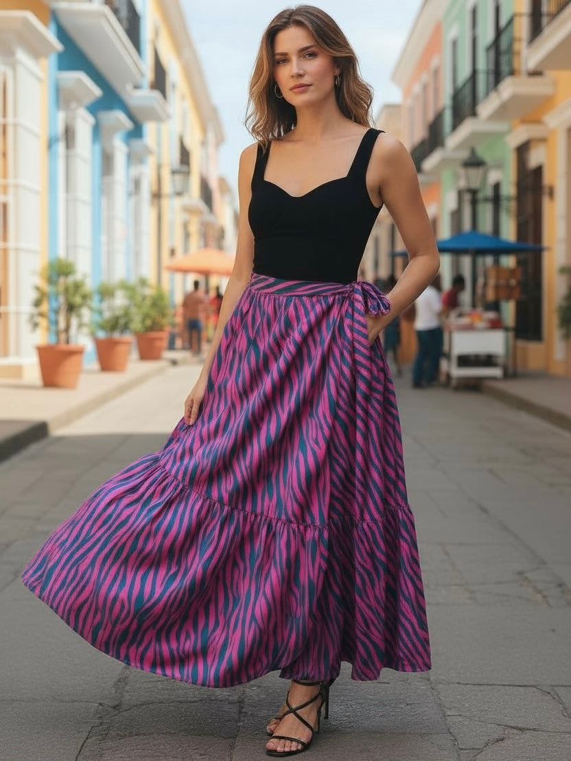 Falda Envolvente Magenta