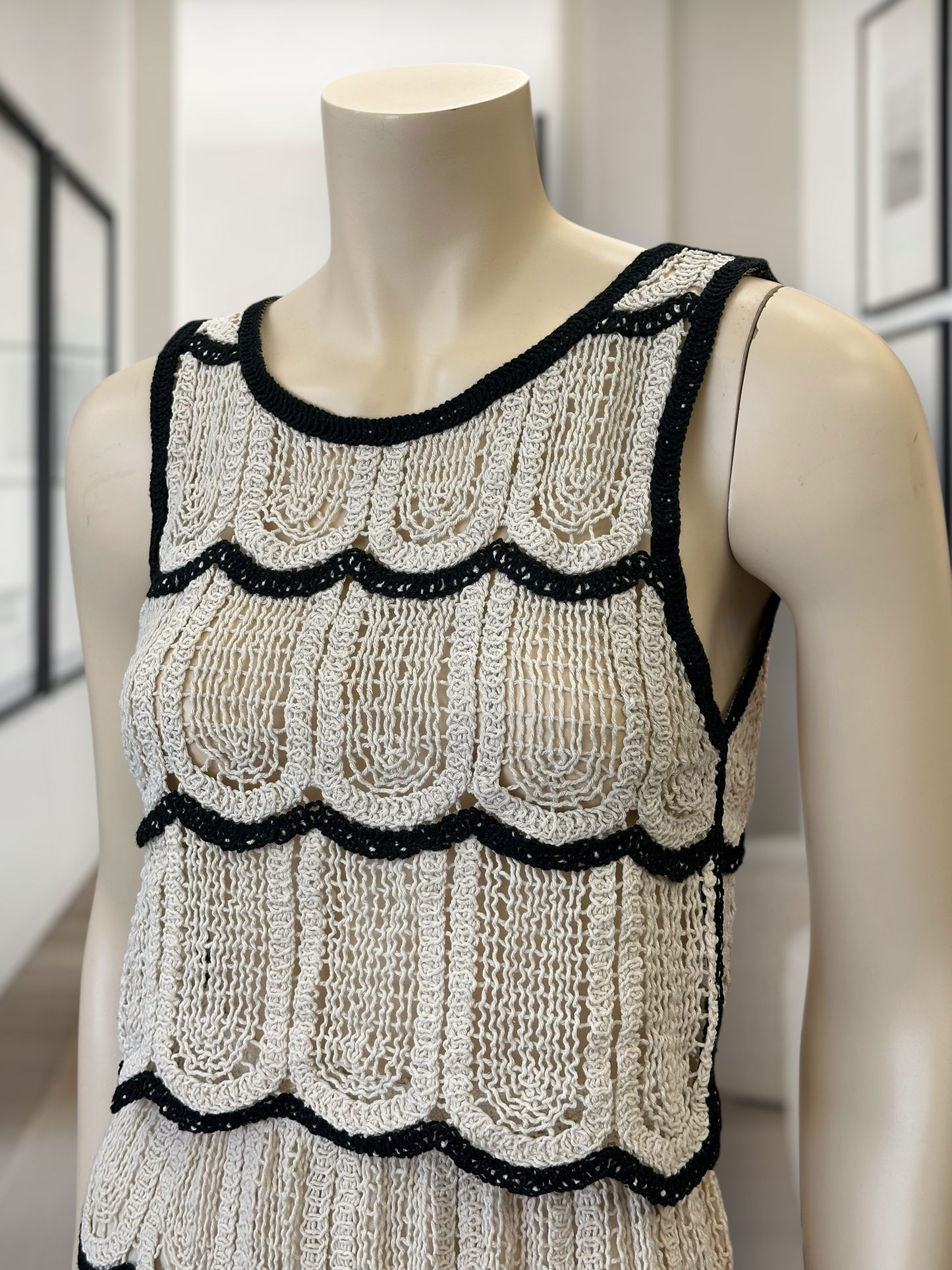 Top Crochet Bicolor