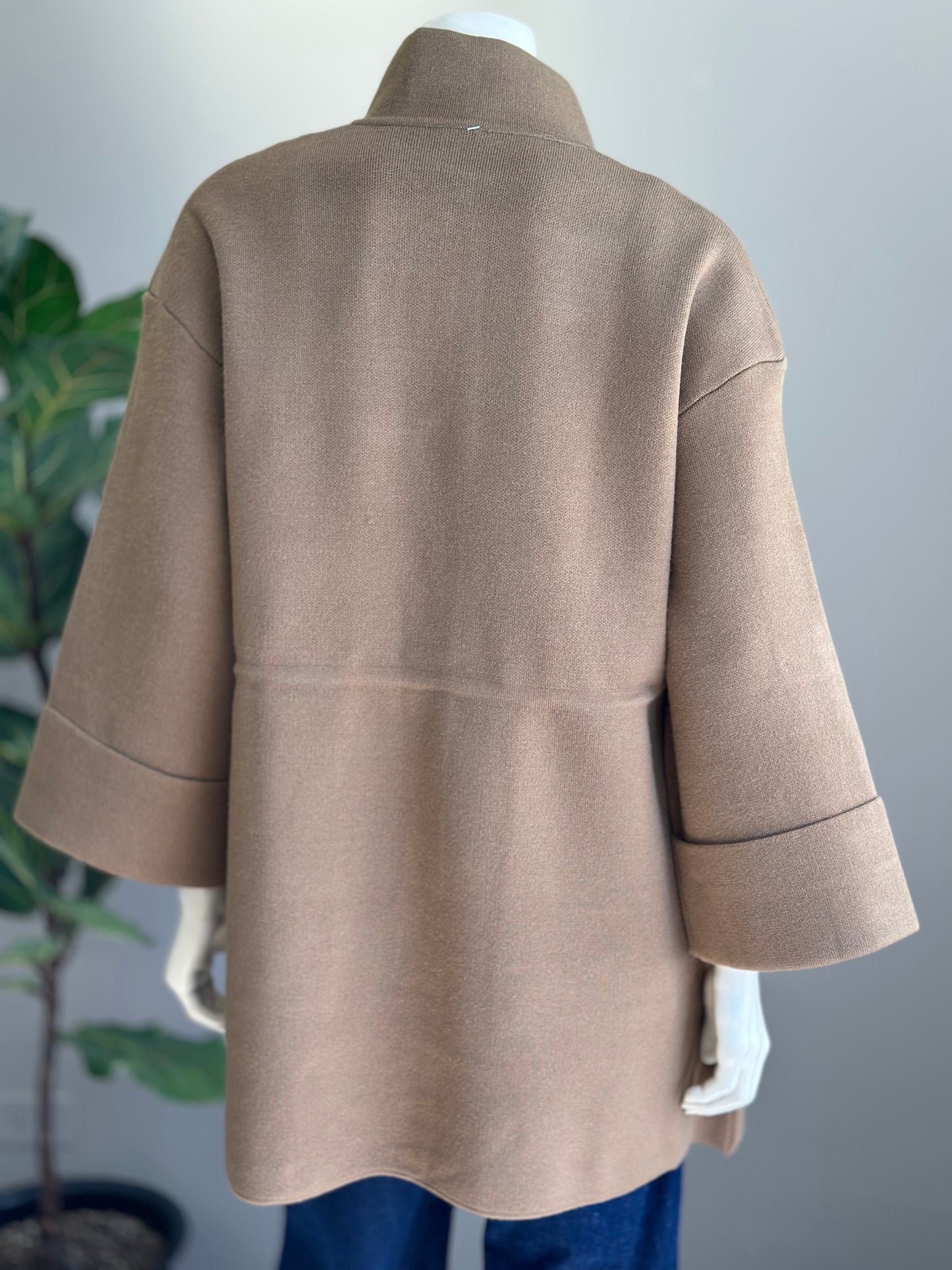 Abrigo Paño Camel Tostado