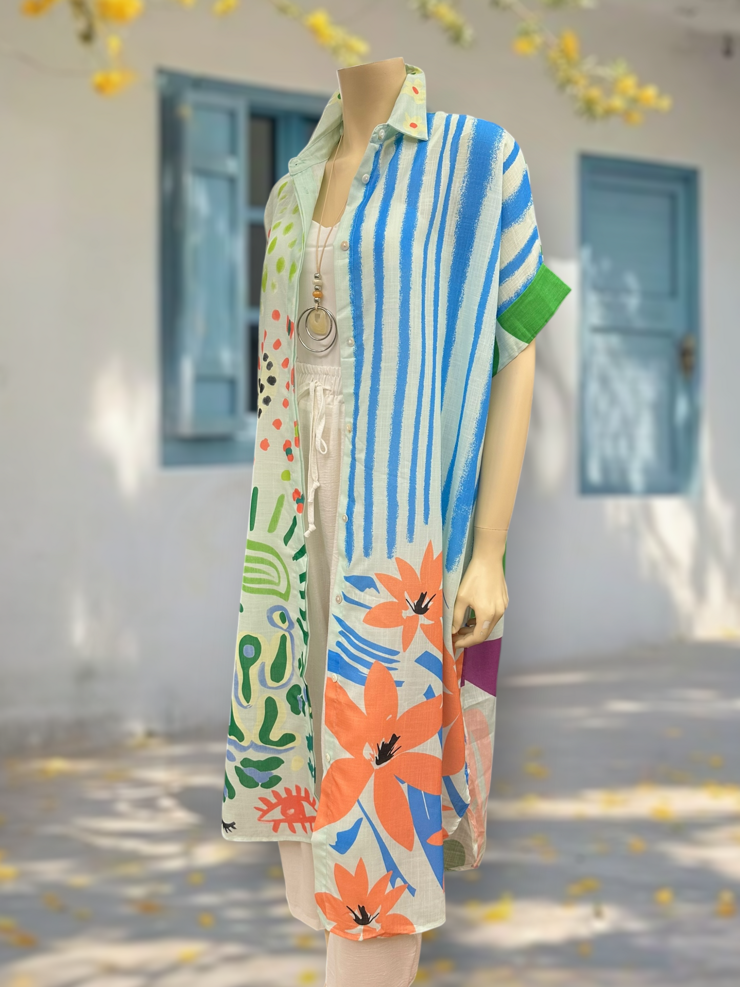 Vestido Tapado Oversize Verde