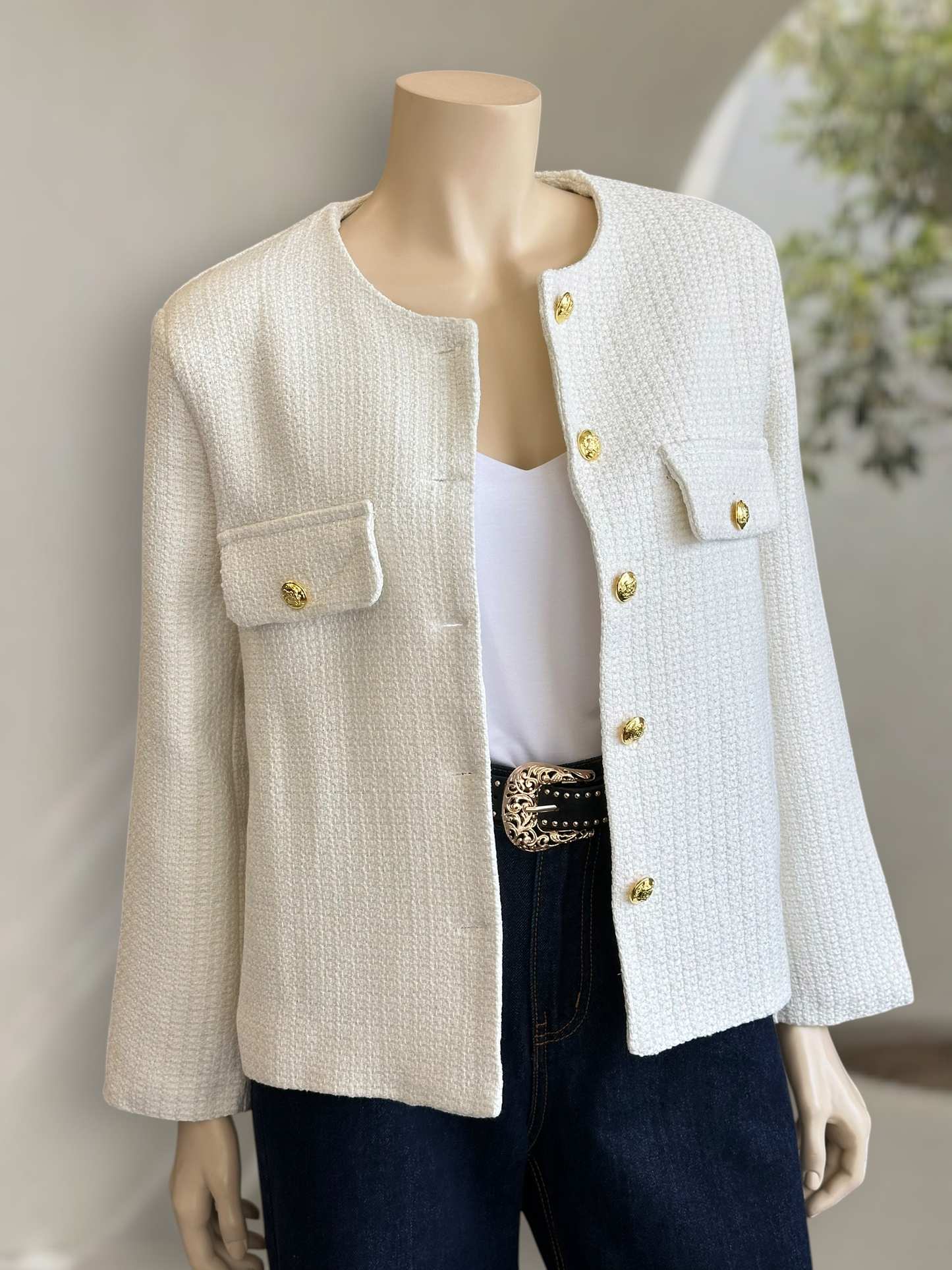 Chaqueta Milano Marfil