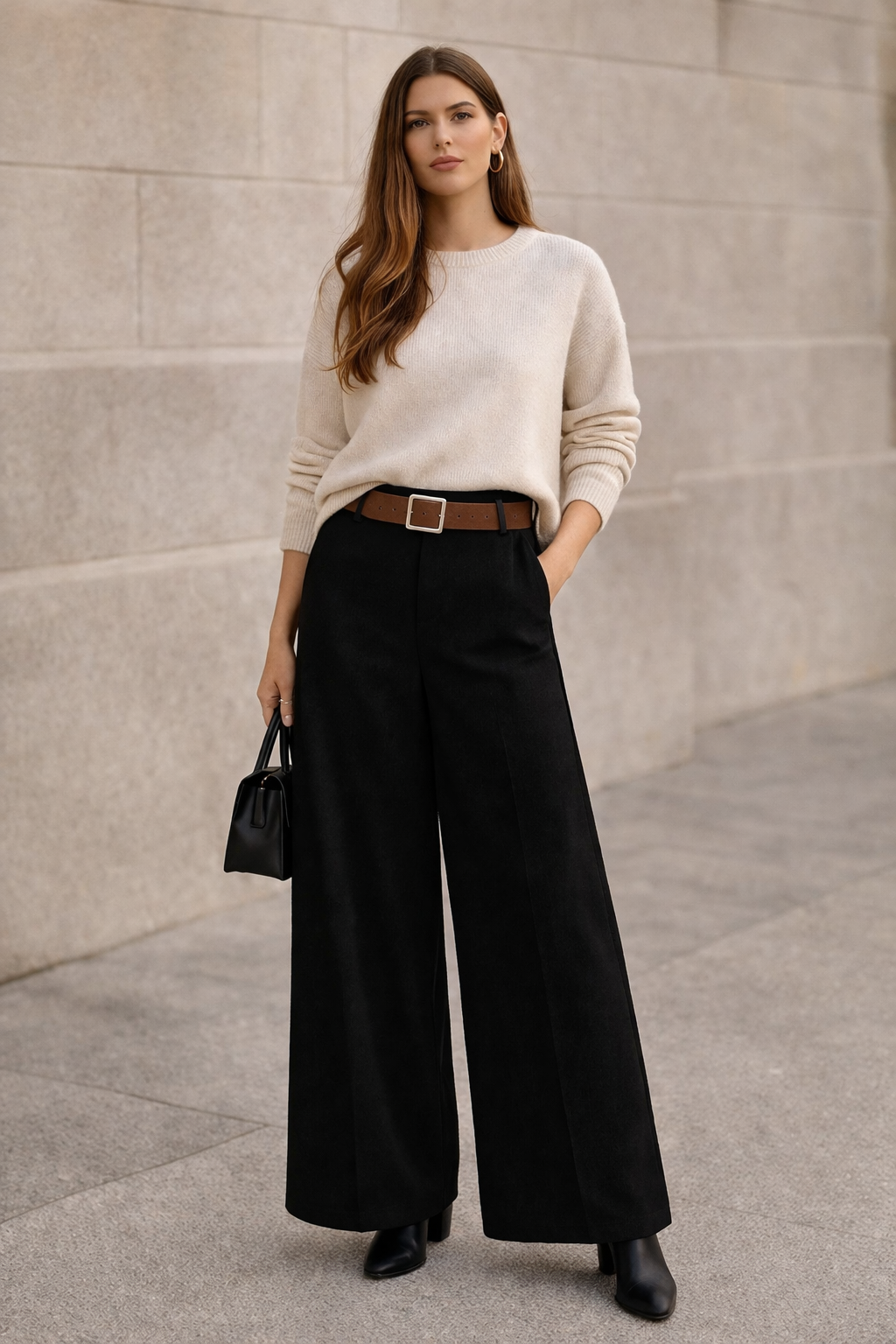 Pantalón Pana Negro