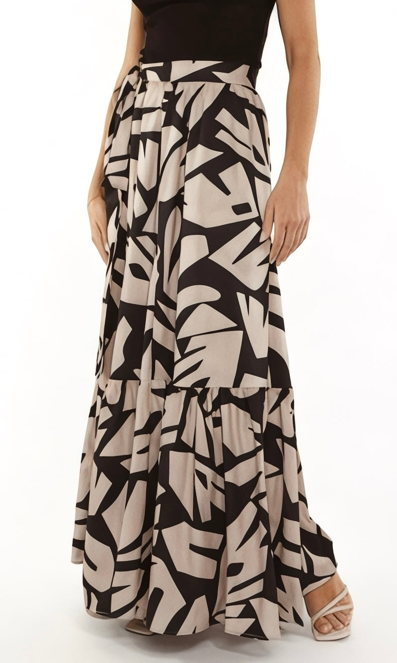 Falda Envolvente Negro