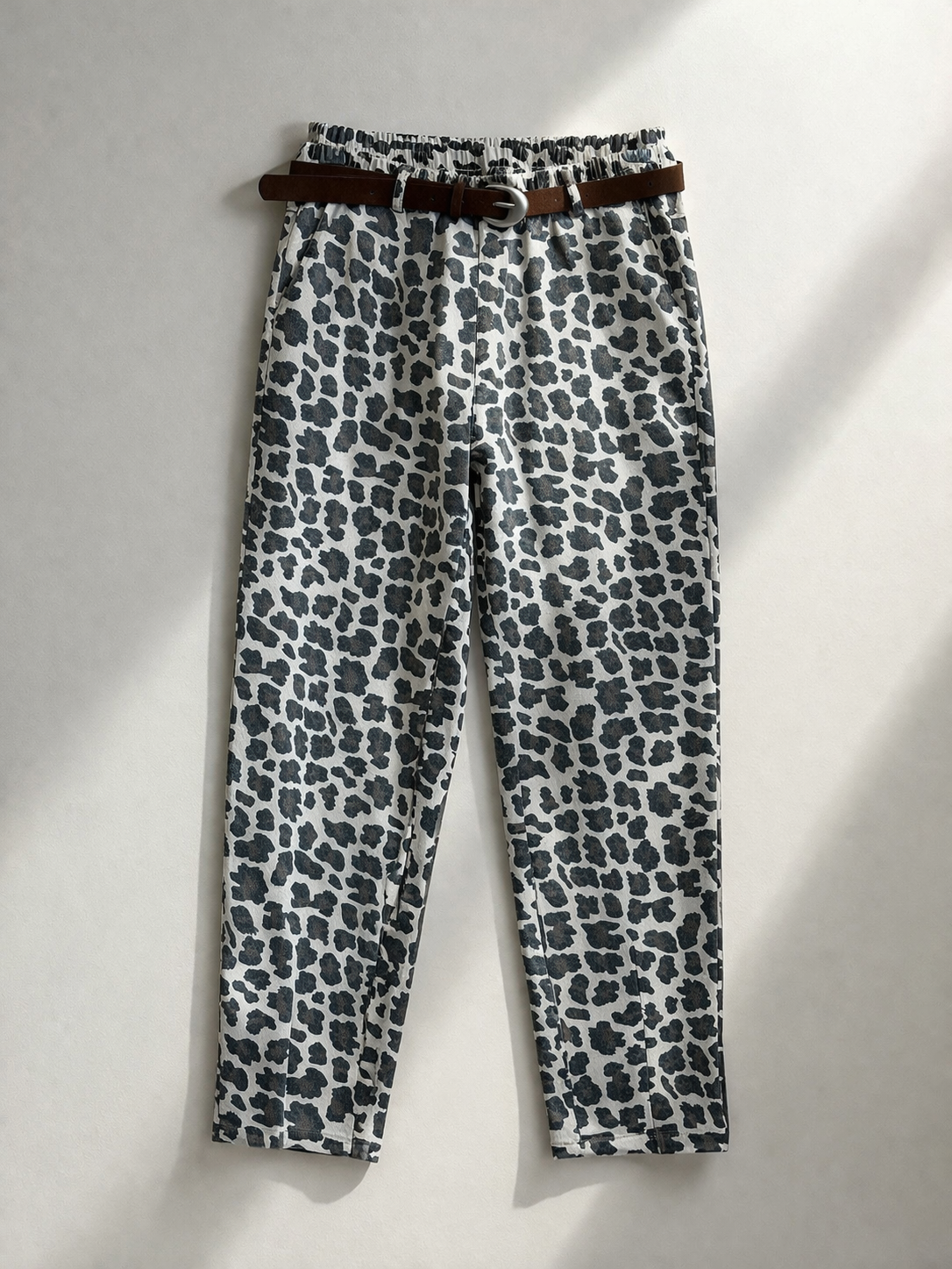 Jogger Animal Print Beige