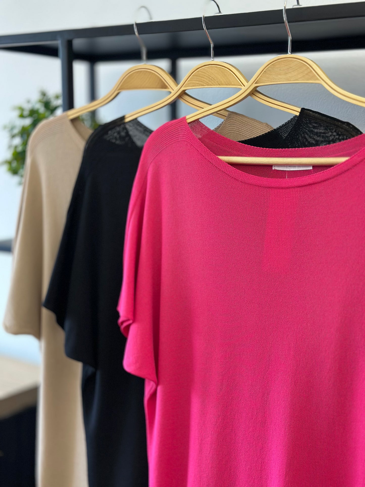 Polera Hilo Italiana Magenta