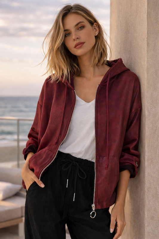 Polerón Ecocuero Urban Borgoña