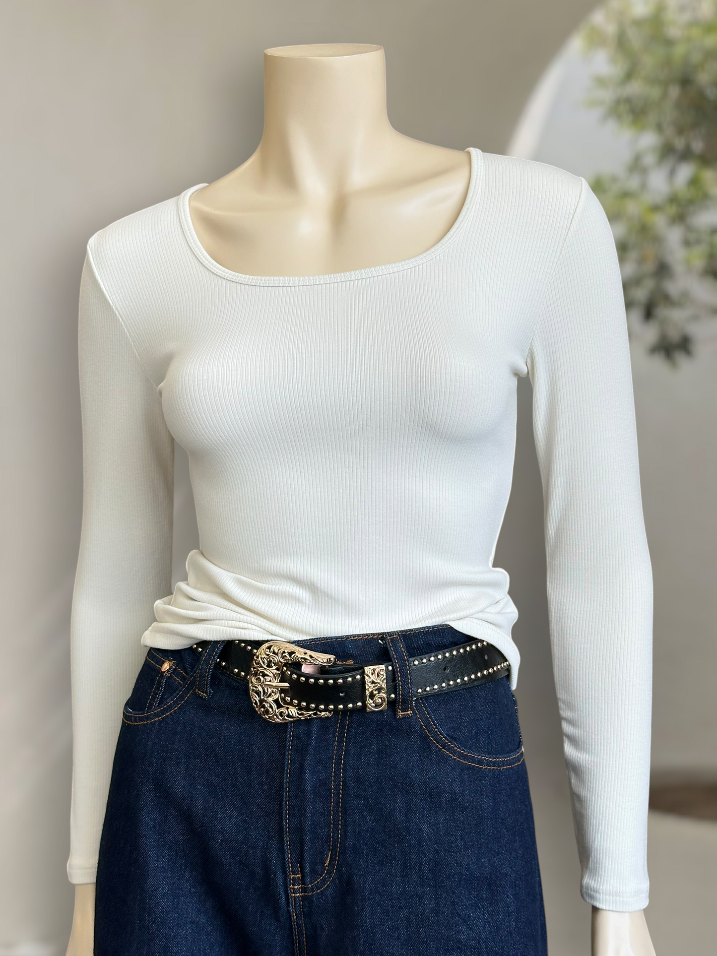 Polera Siena Soft Touch Marfil