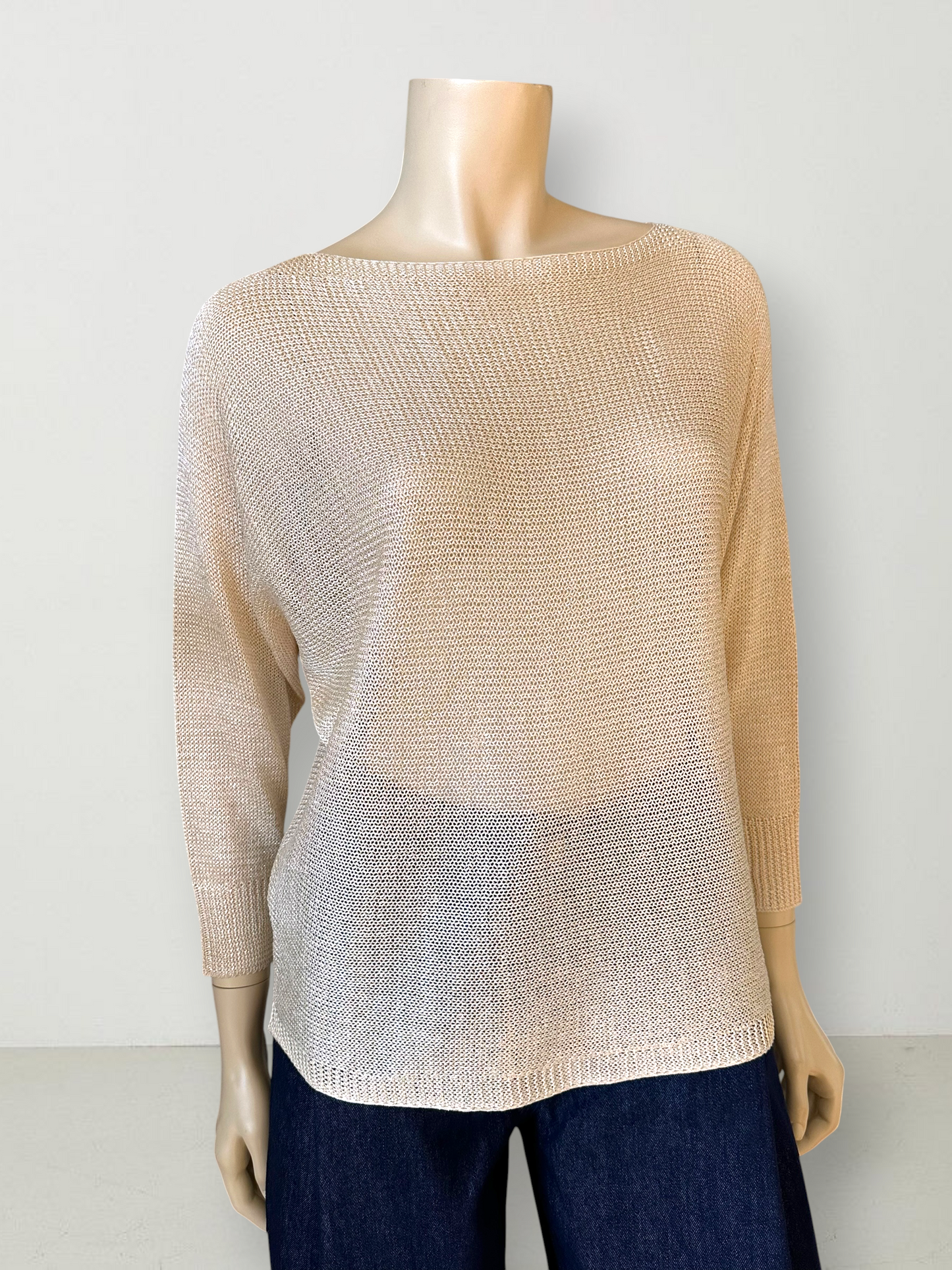 Sweater Hilo Lurex Beige