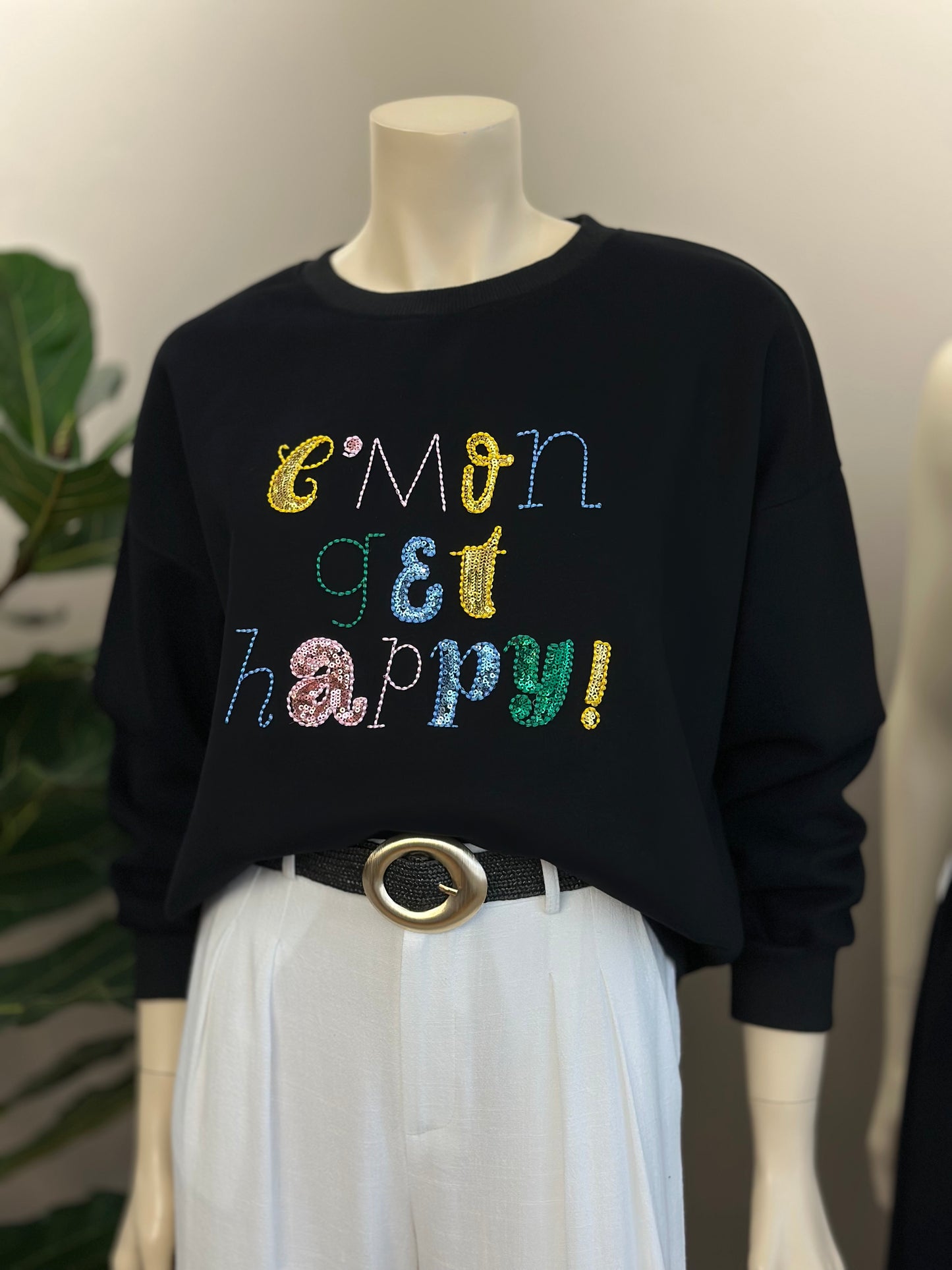 Polerón Oversize Happy Negro