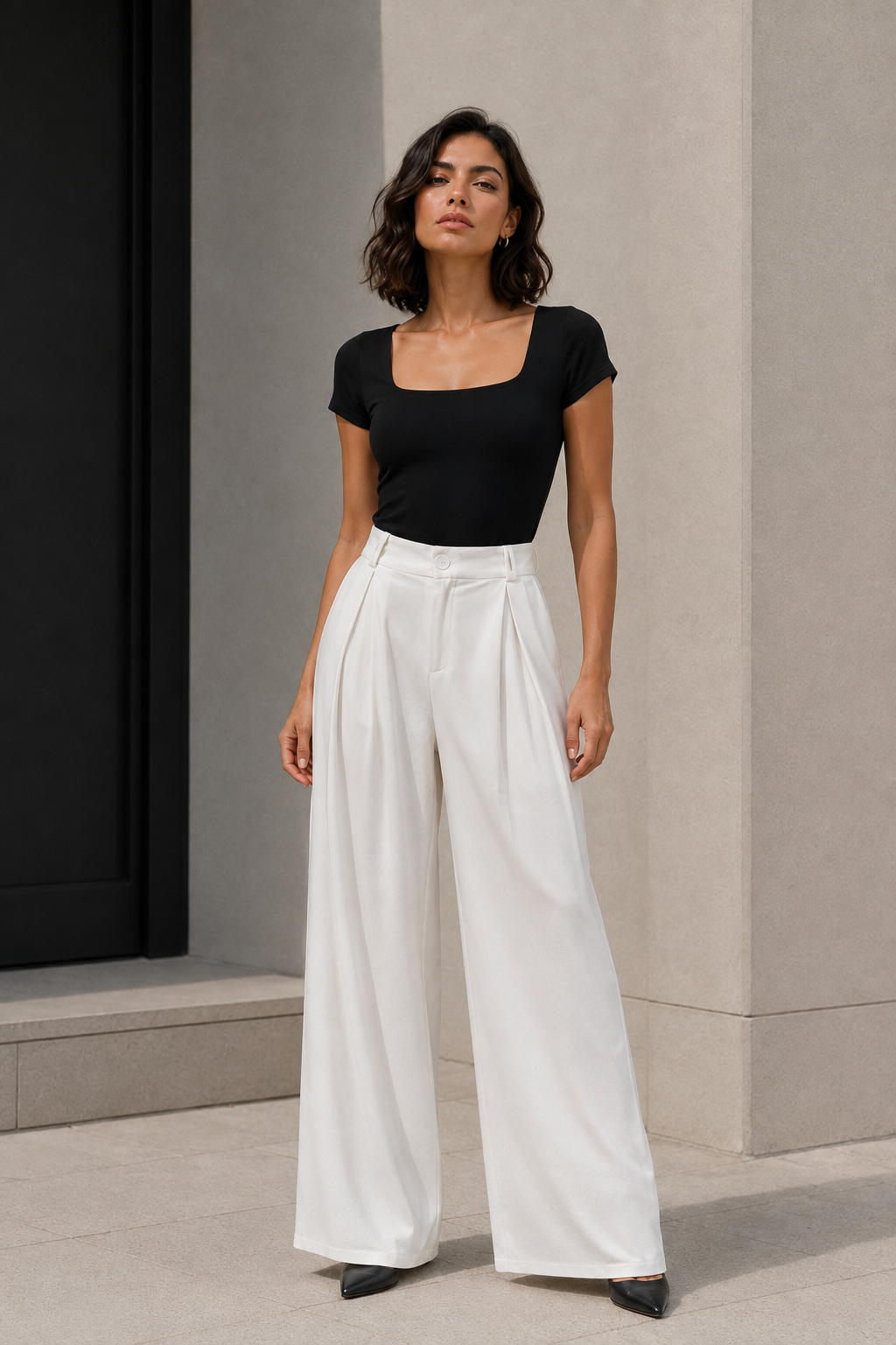Pantalón Sastrero Blanco