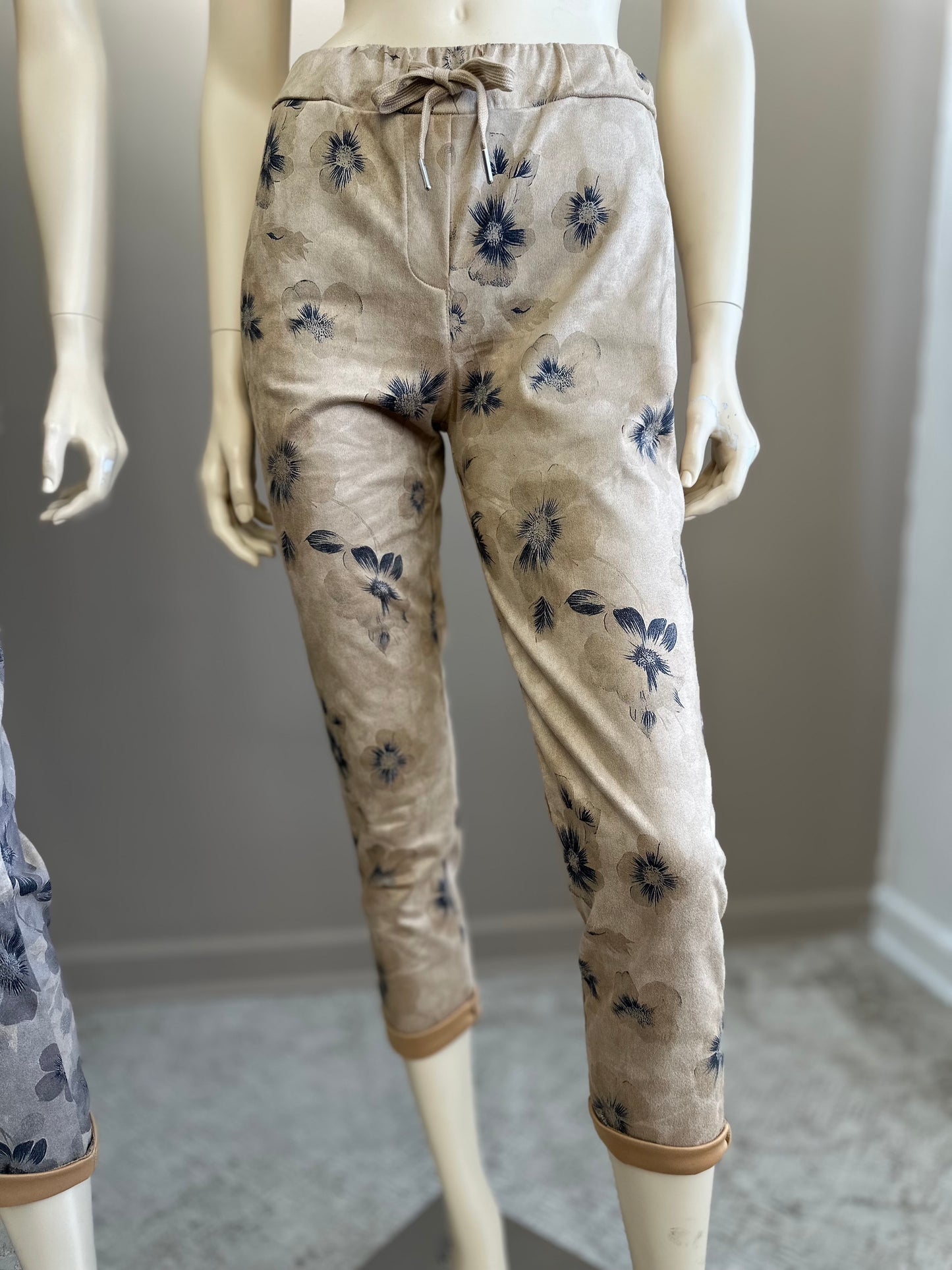 Jogger Simil Gamuza Elasticado Camel