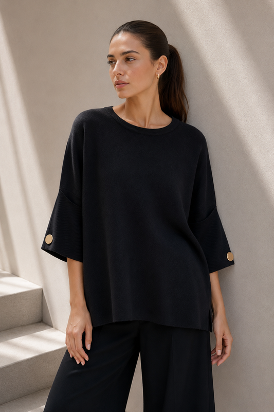 Sweater Milano Soft Negro