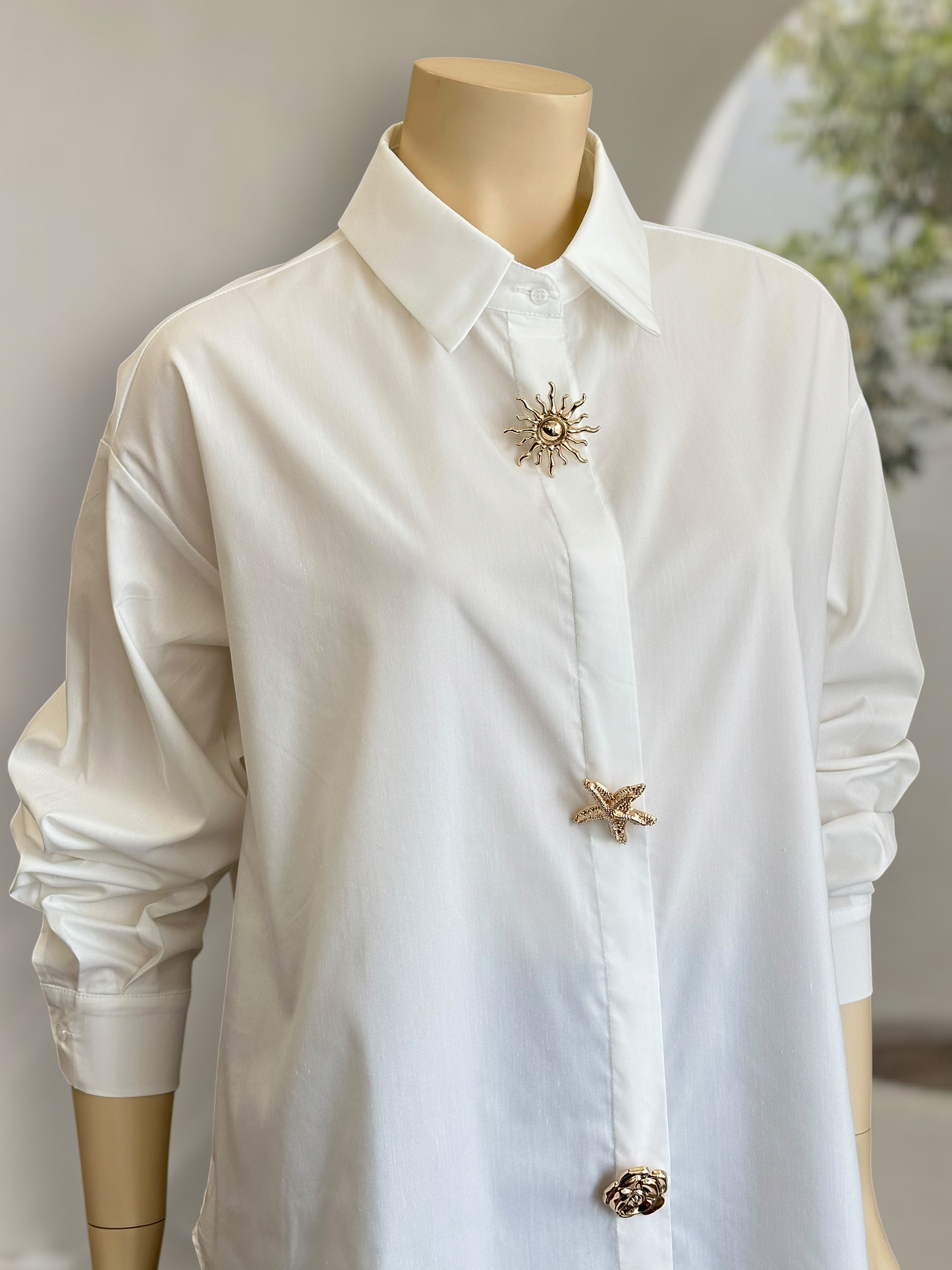 Blusa Milano Oversize Blanco