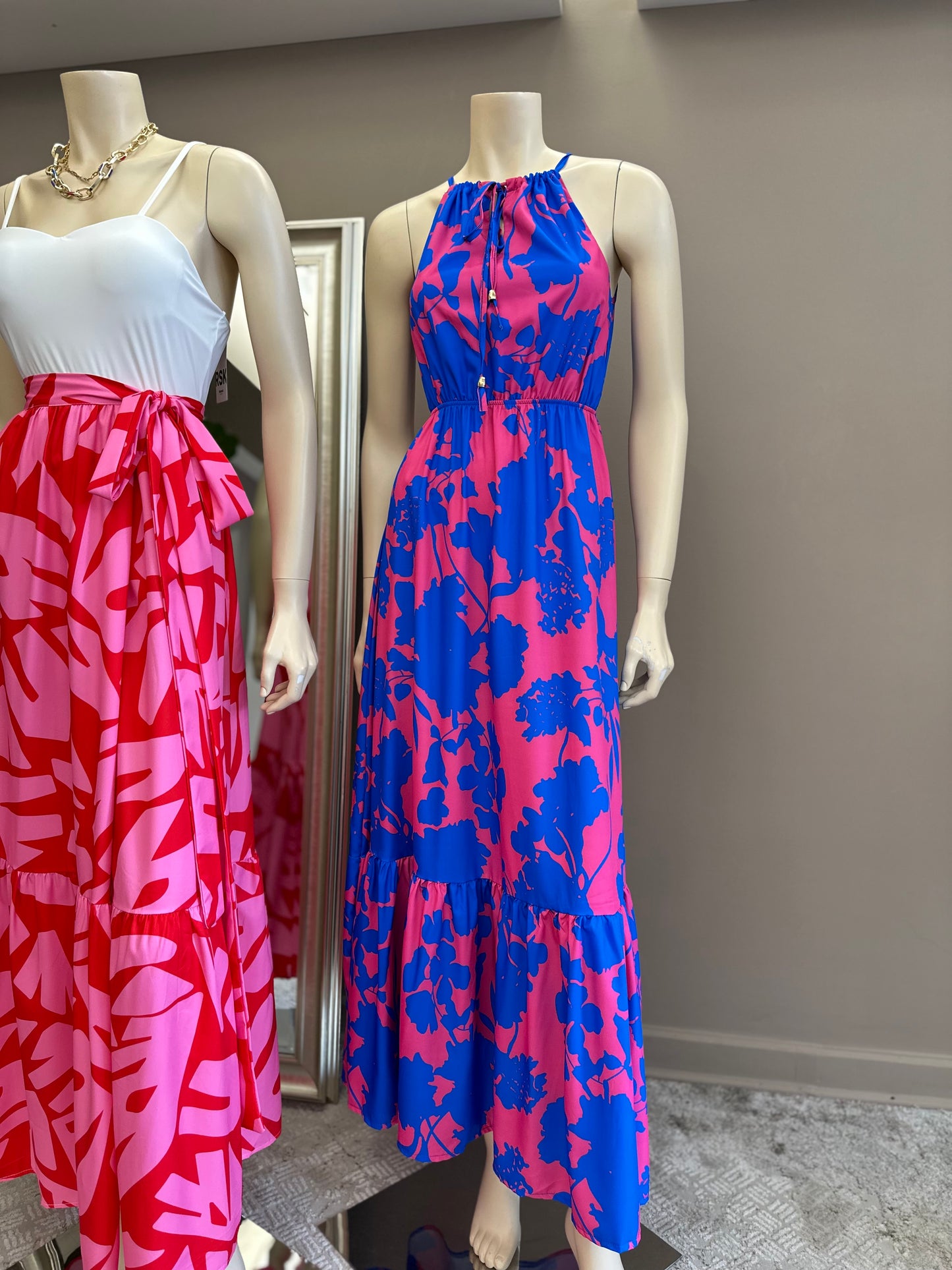 Vestido Flora Azul