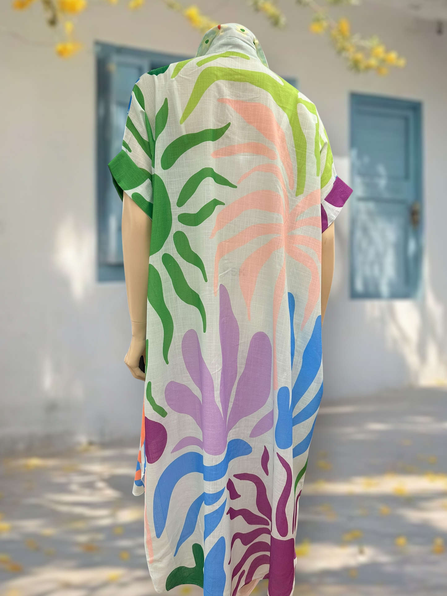 Vestido Tapado Oversize Verde