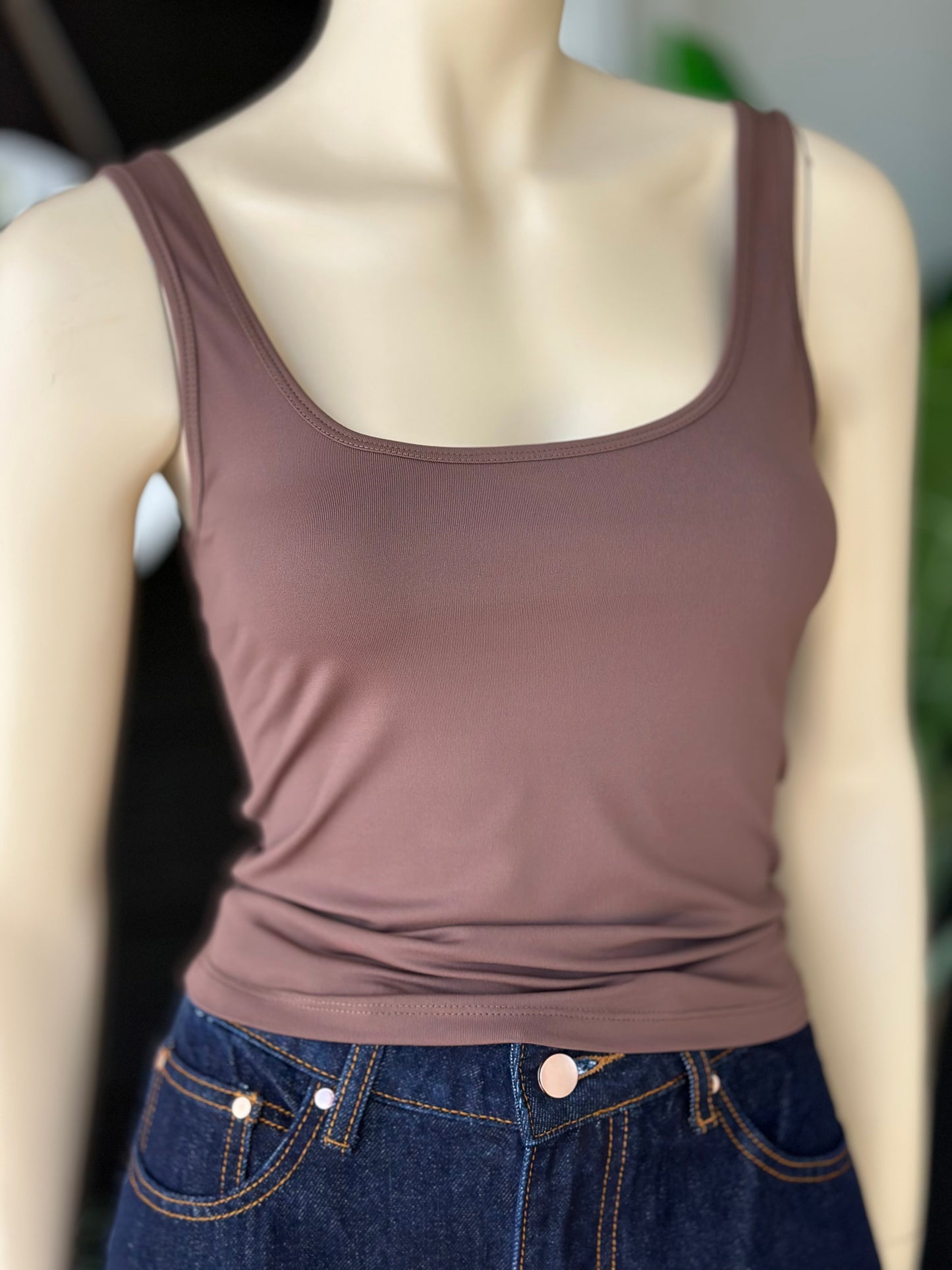 Top Essential Lycra Fría Moka