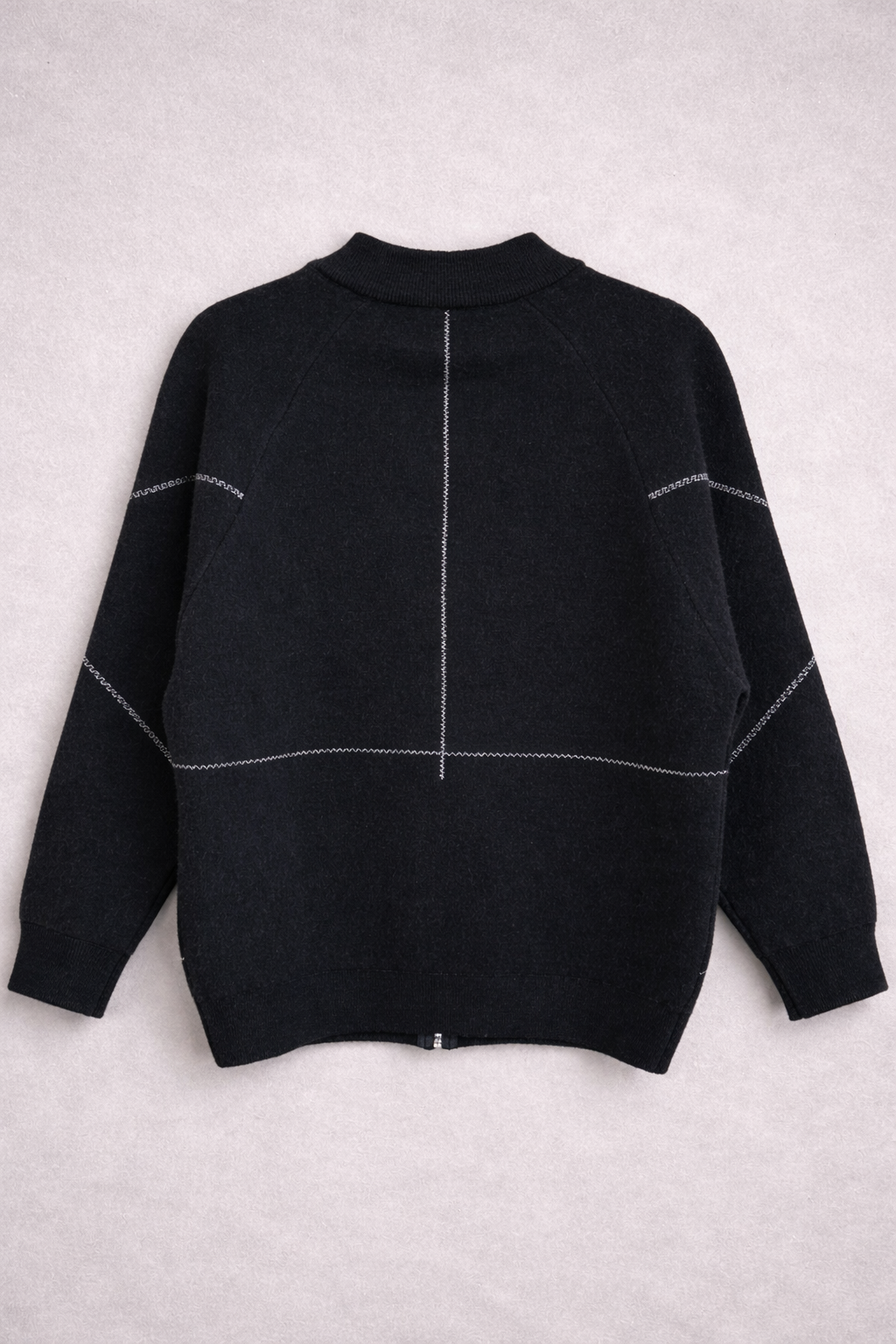 Chaqueta tipo Bomber Negro