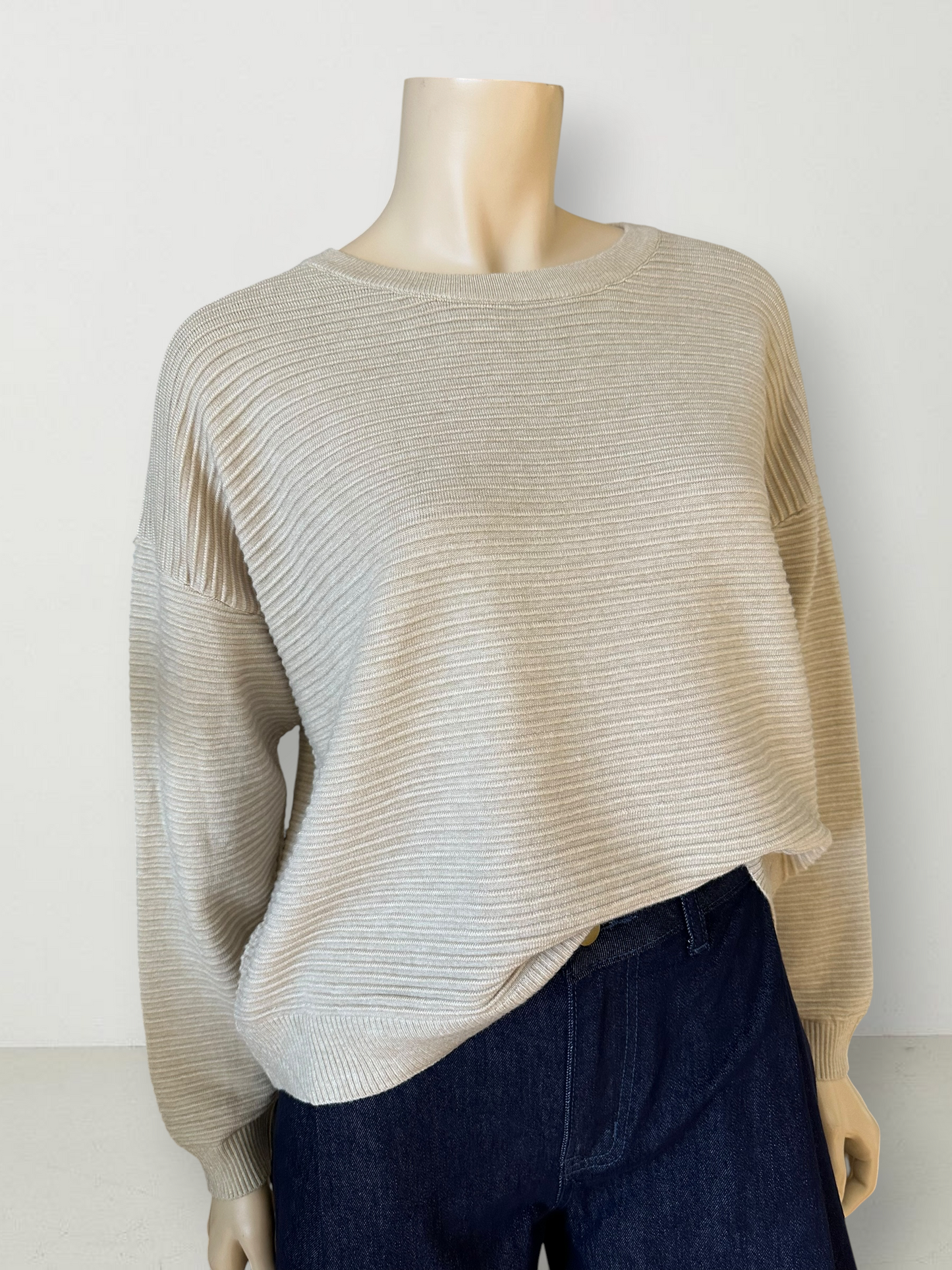 Sweater Canalé Beige