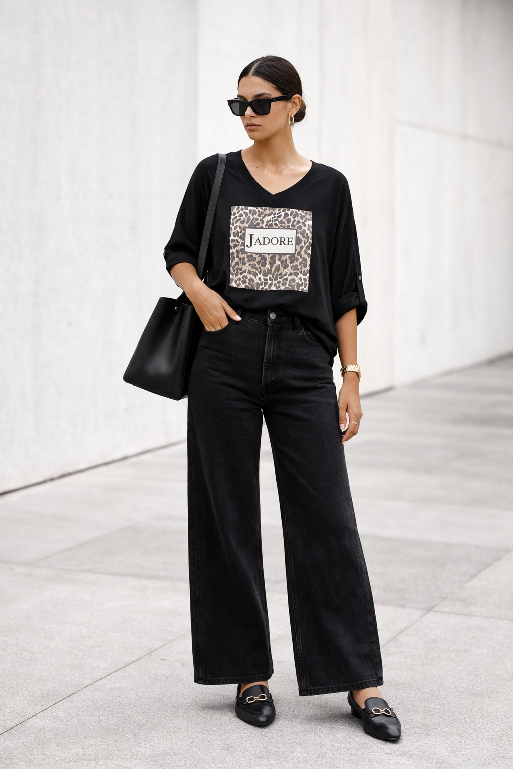 Polera J’ Adore Negro