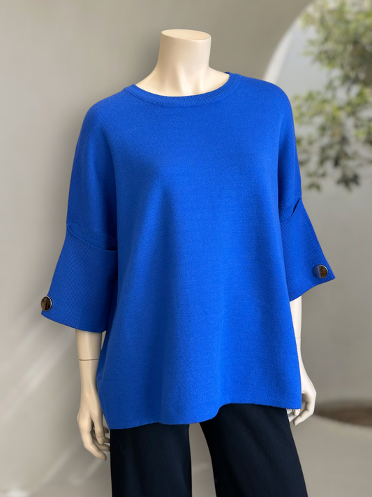 Sweater Milano Soft Azul Rey