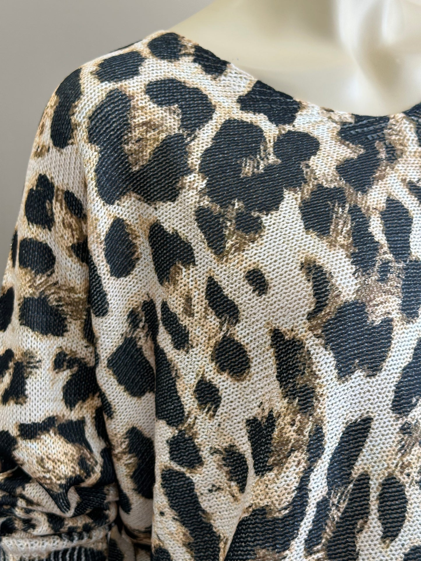 Tejido Aninal Print Lurex Italiano