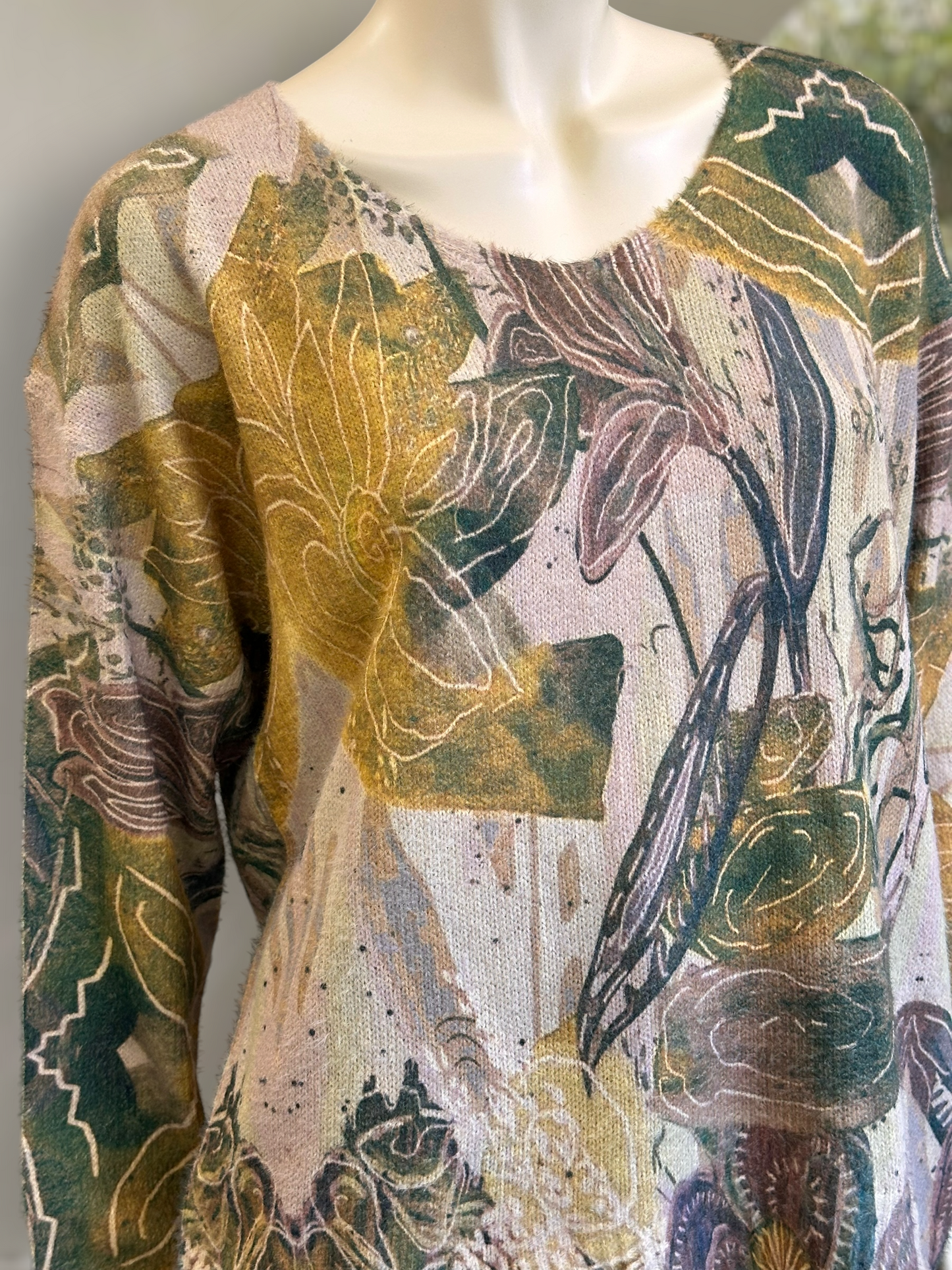 Sweater Garden Verde Mix