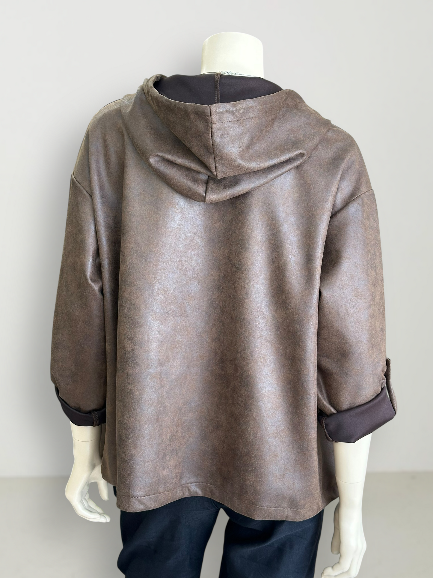 Polerón Ecocuero Urban Café