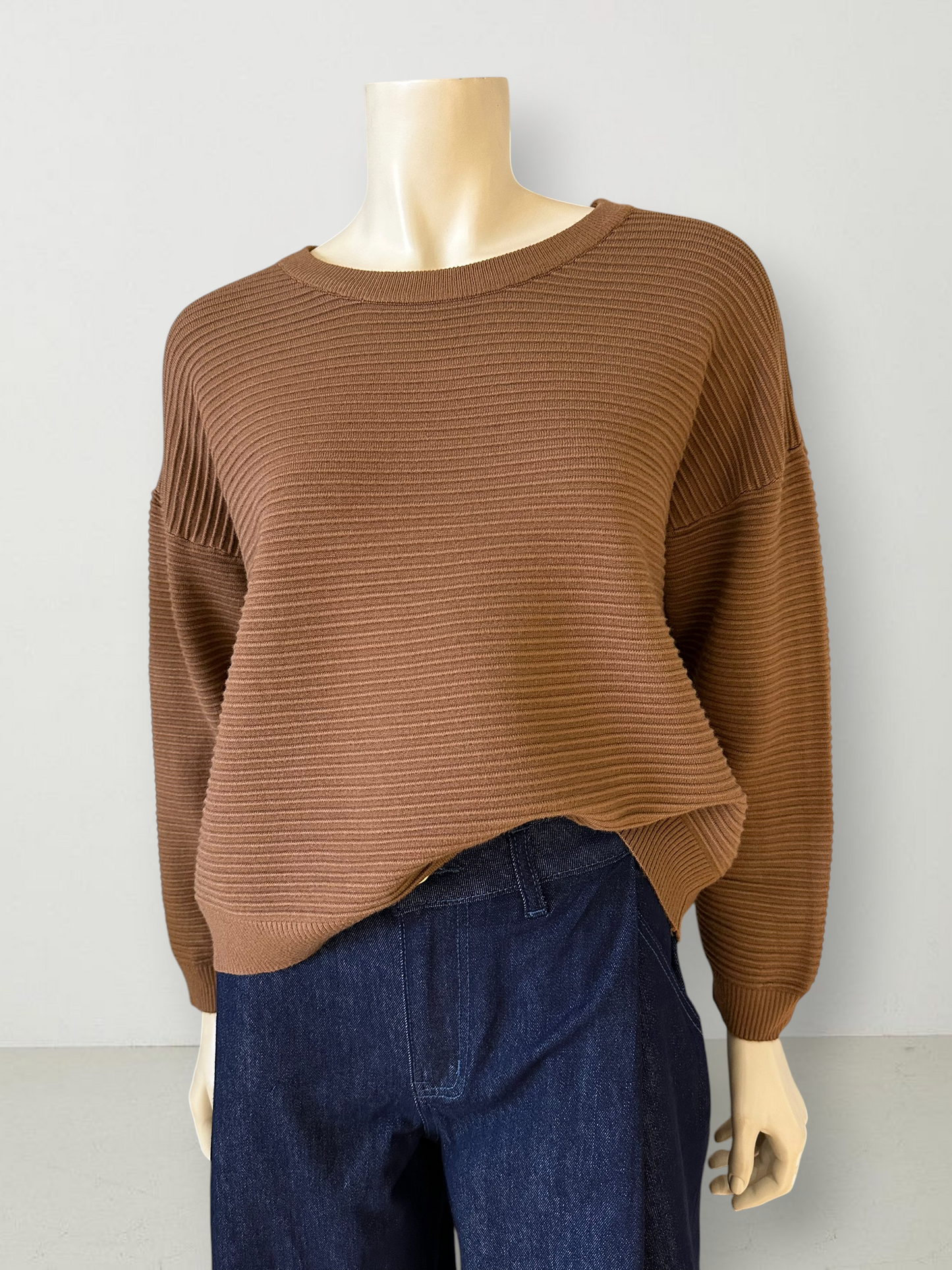 Sweater Canalé Camel