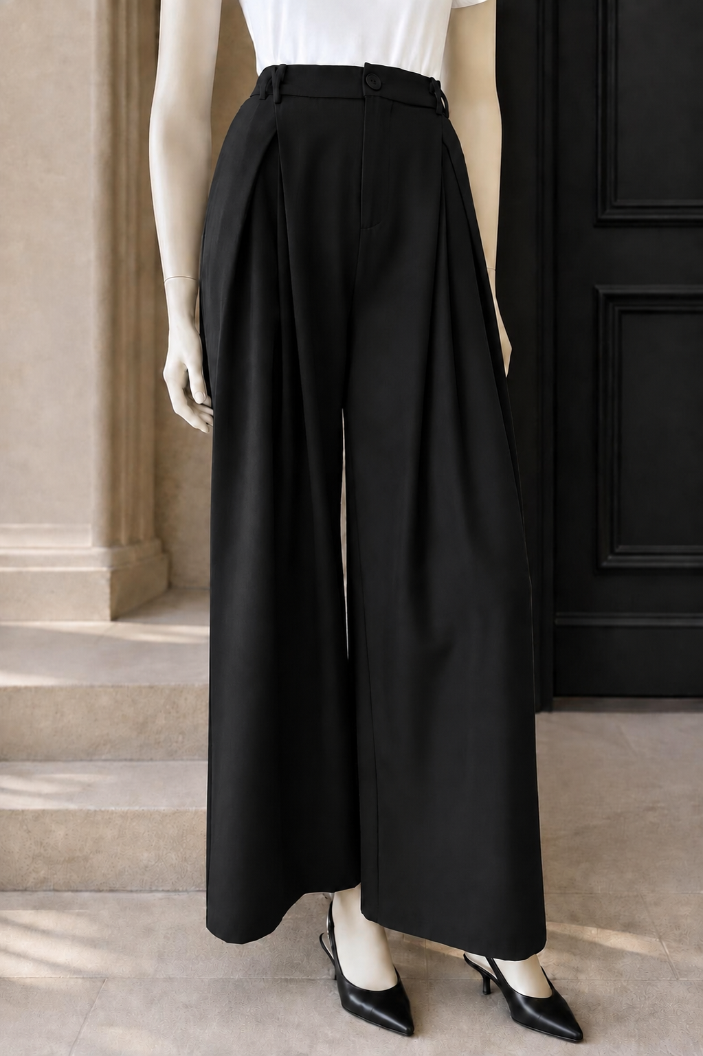 Pantalón Sastrero Negro