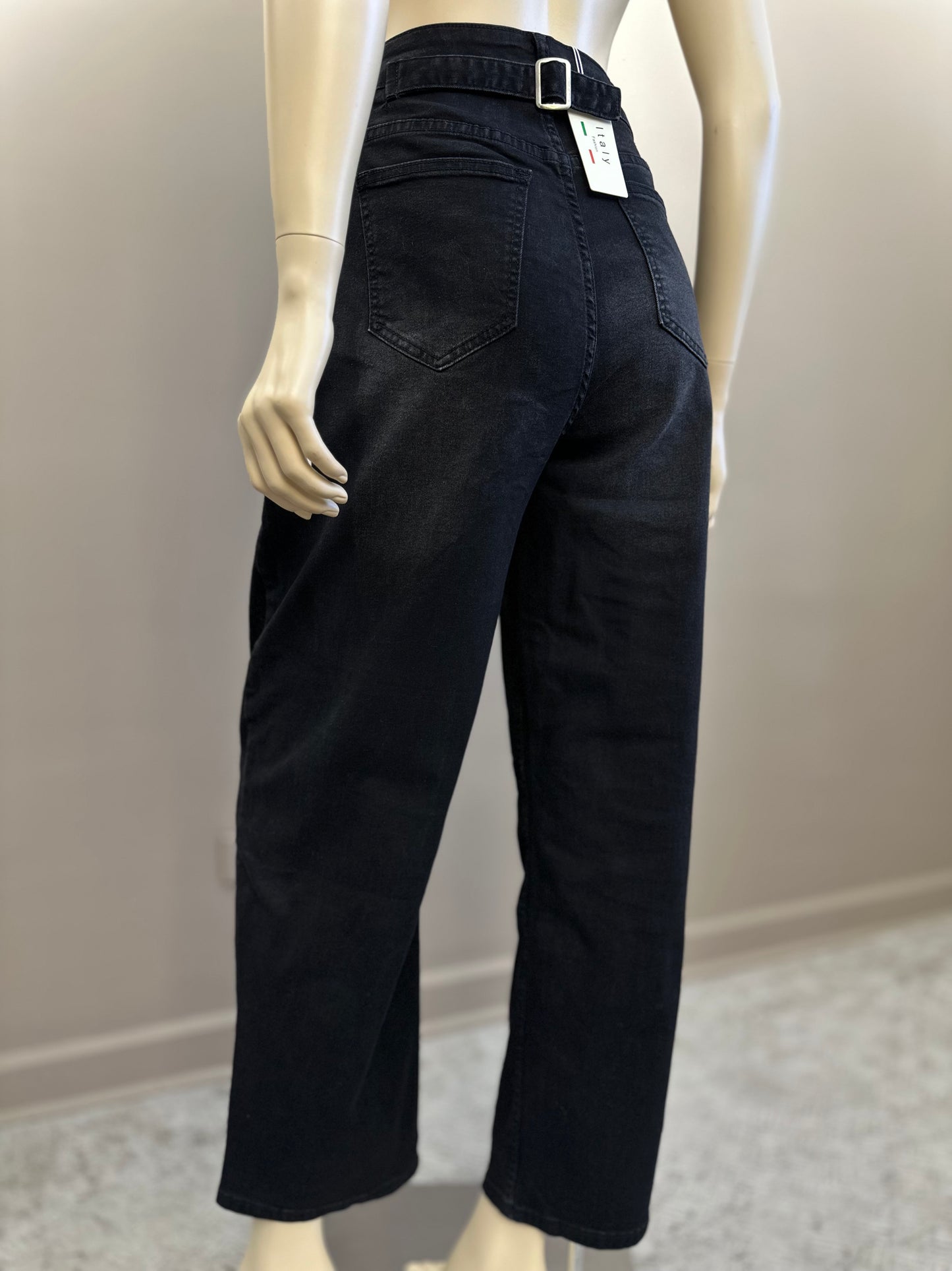 Jeans Baggy Fit Negro - Diseño Italiano